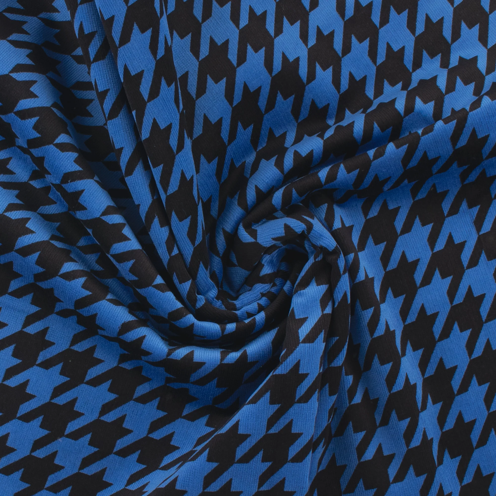 Printed Corduroy - QUATTRO - 023 - Royal - Image 2