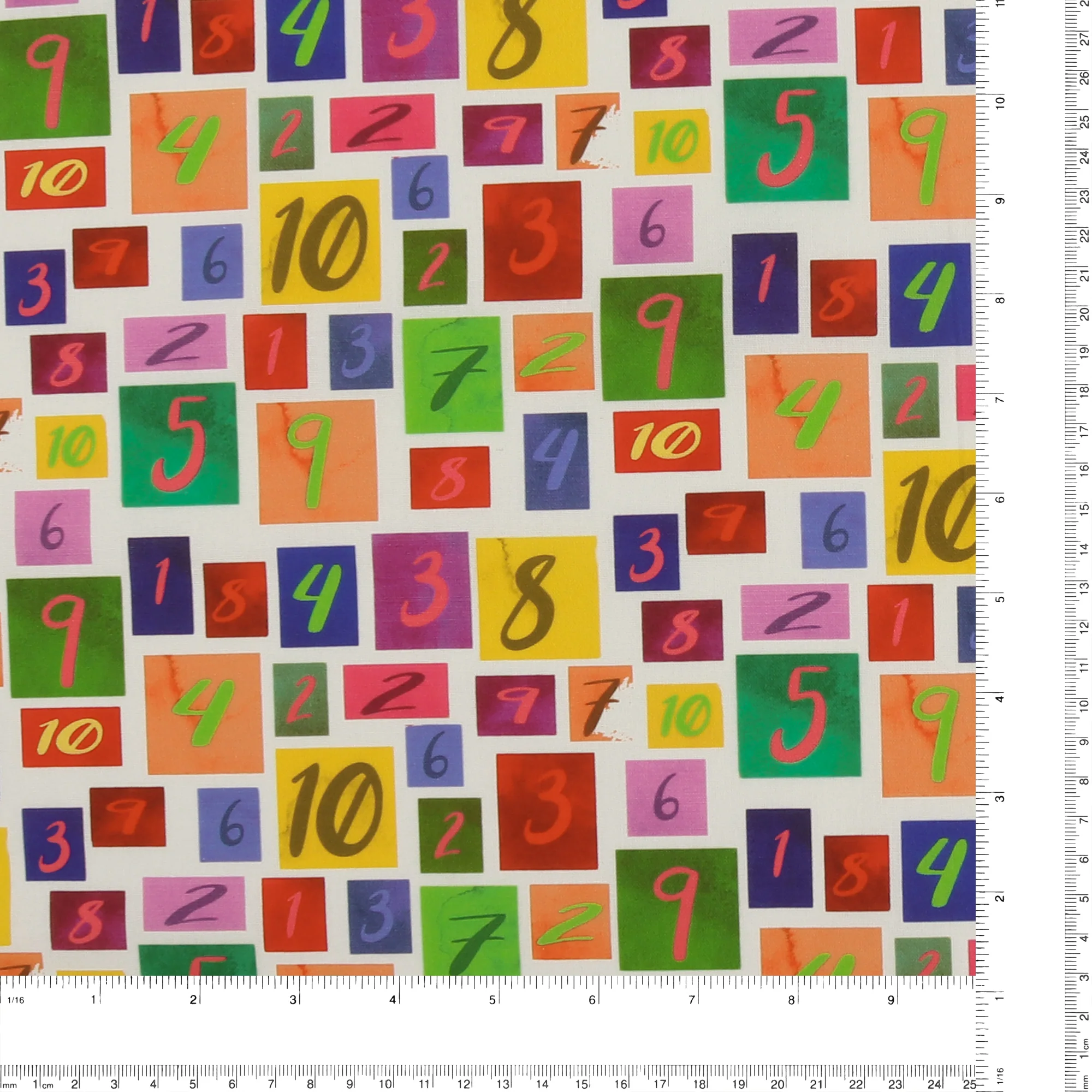 Printed Cotton - 1-2-3 Animal Coordinates - 006 - Multicolor - Image 3