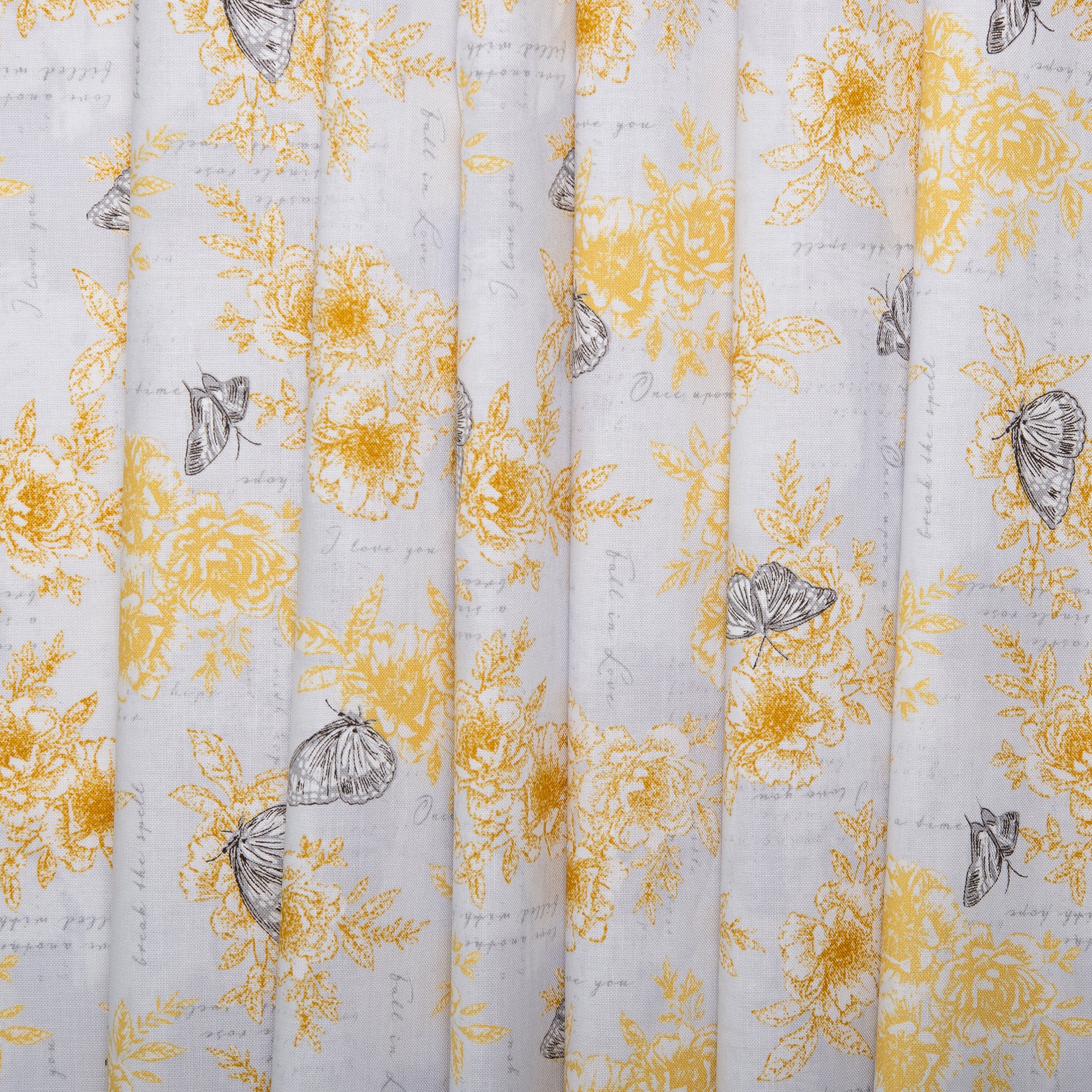 Printed Cotton - BELLE - Butterfly - Mist green - Image 4