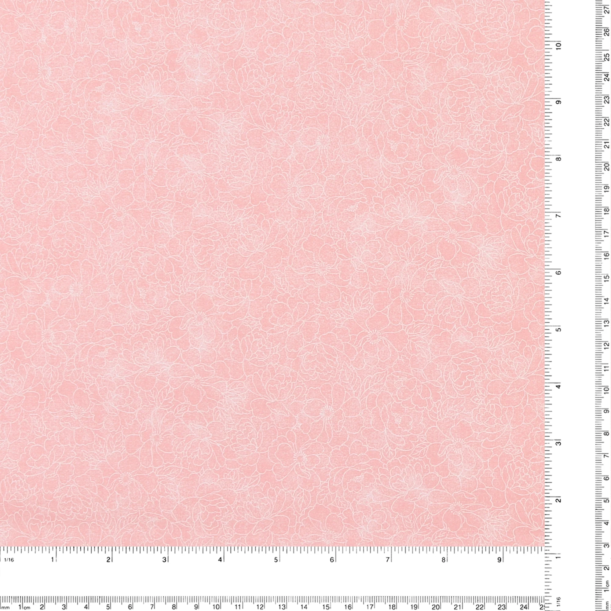Printed Cotton by Fabric Traditionss - TREASURE - 007 - Coral - Image 3