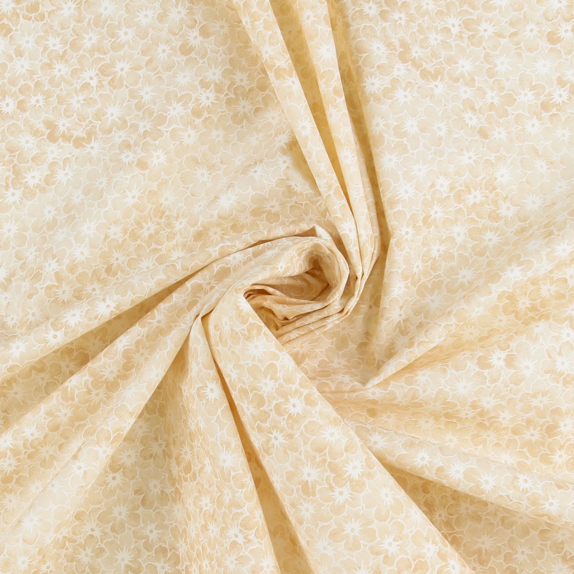Printed Cotton by Fabric Traditionss - TREASURE - 024 - Beige - Image 2