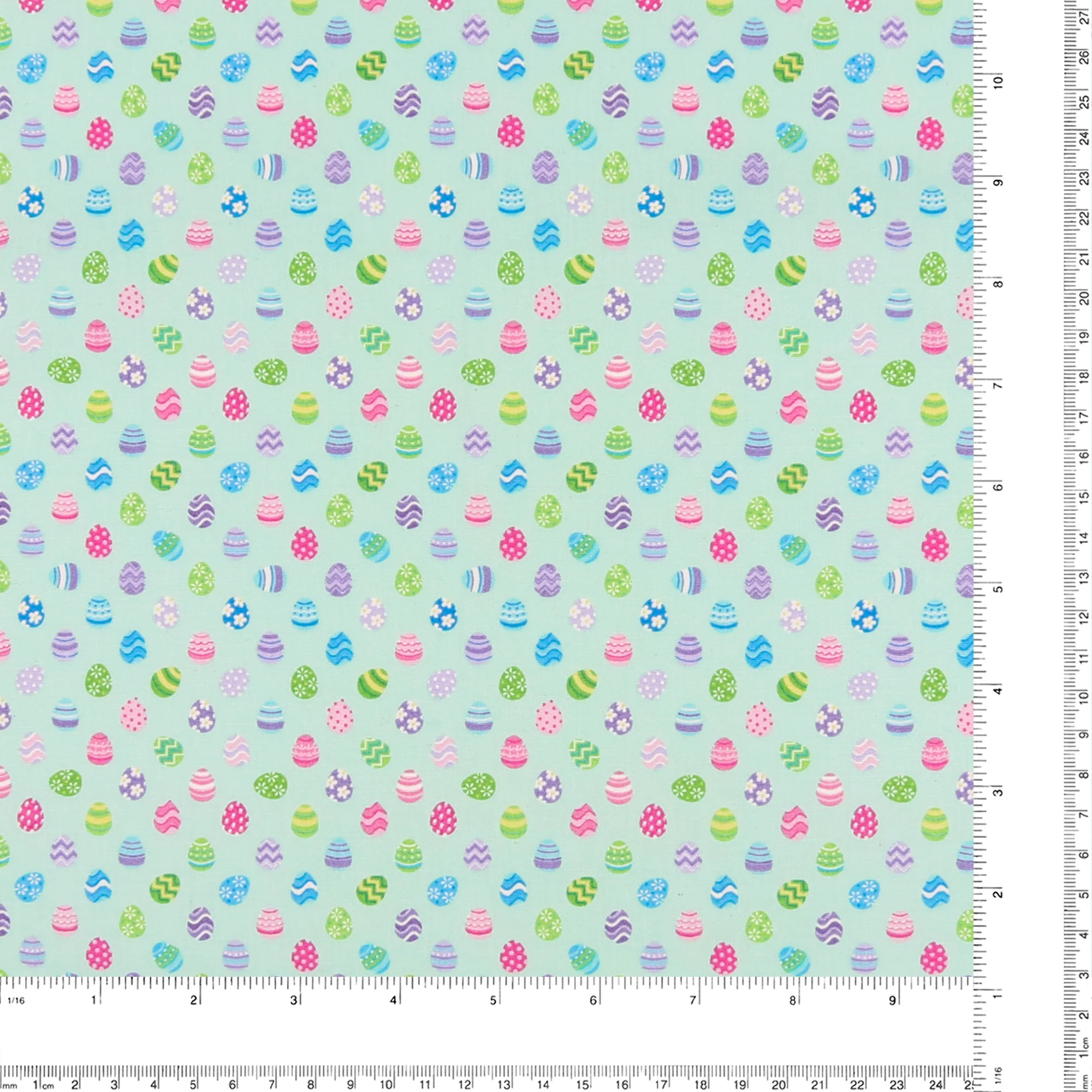 Printed Cotton by Fabric Traditionss - TREASURE - 028 - Mint - Image 3