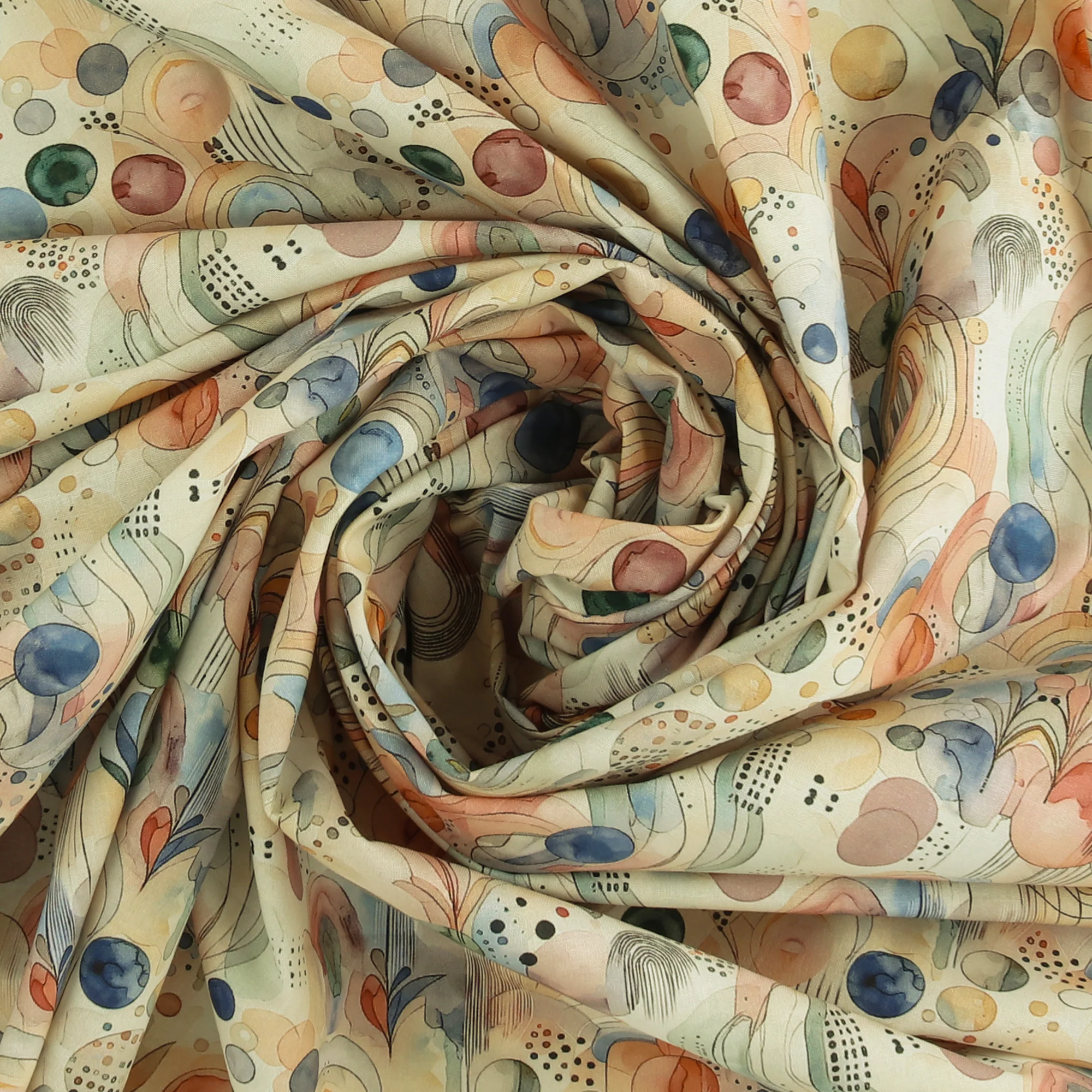 Printed Cotton - Crafty Creation - 002 - WaterColor - Image 2