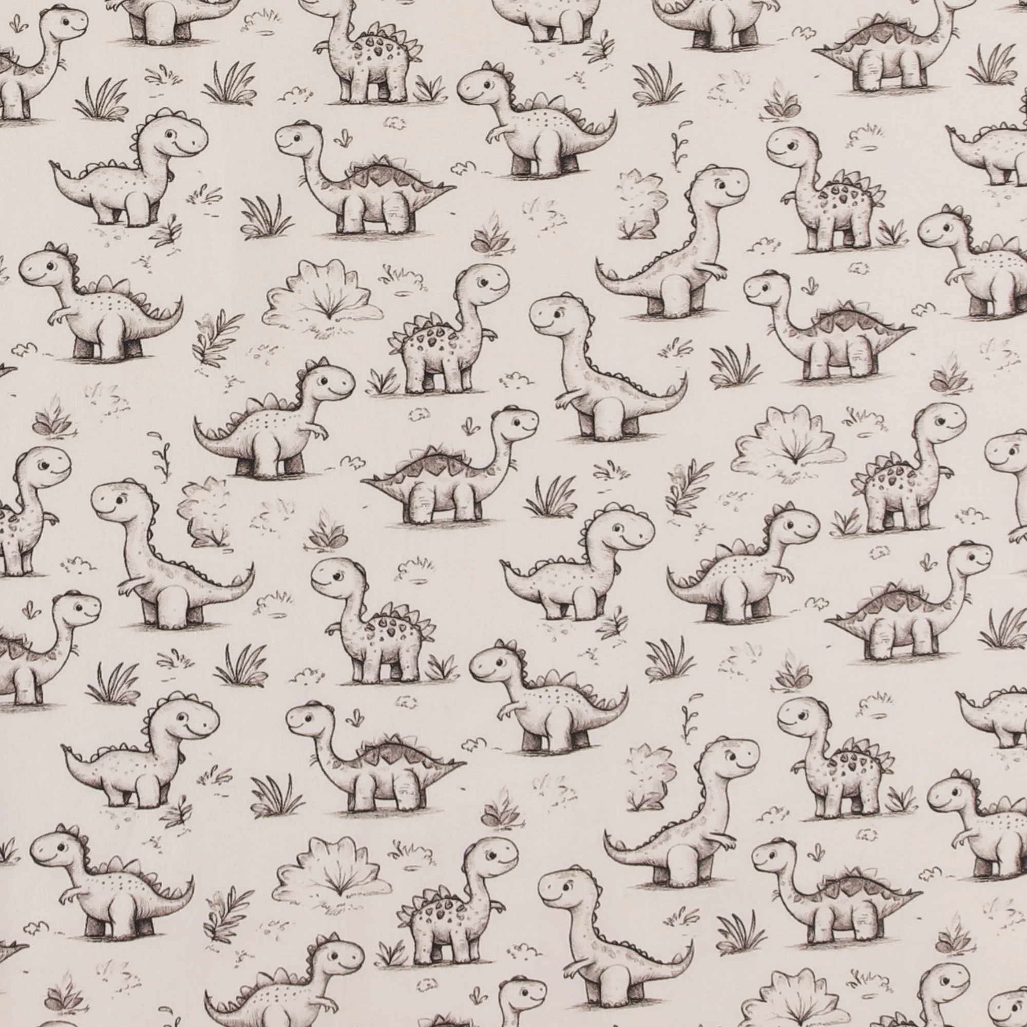 Printed Cotton - Crafty Creation - 007 - White