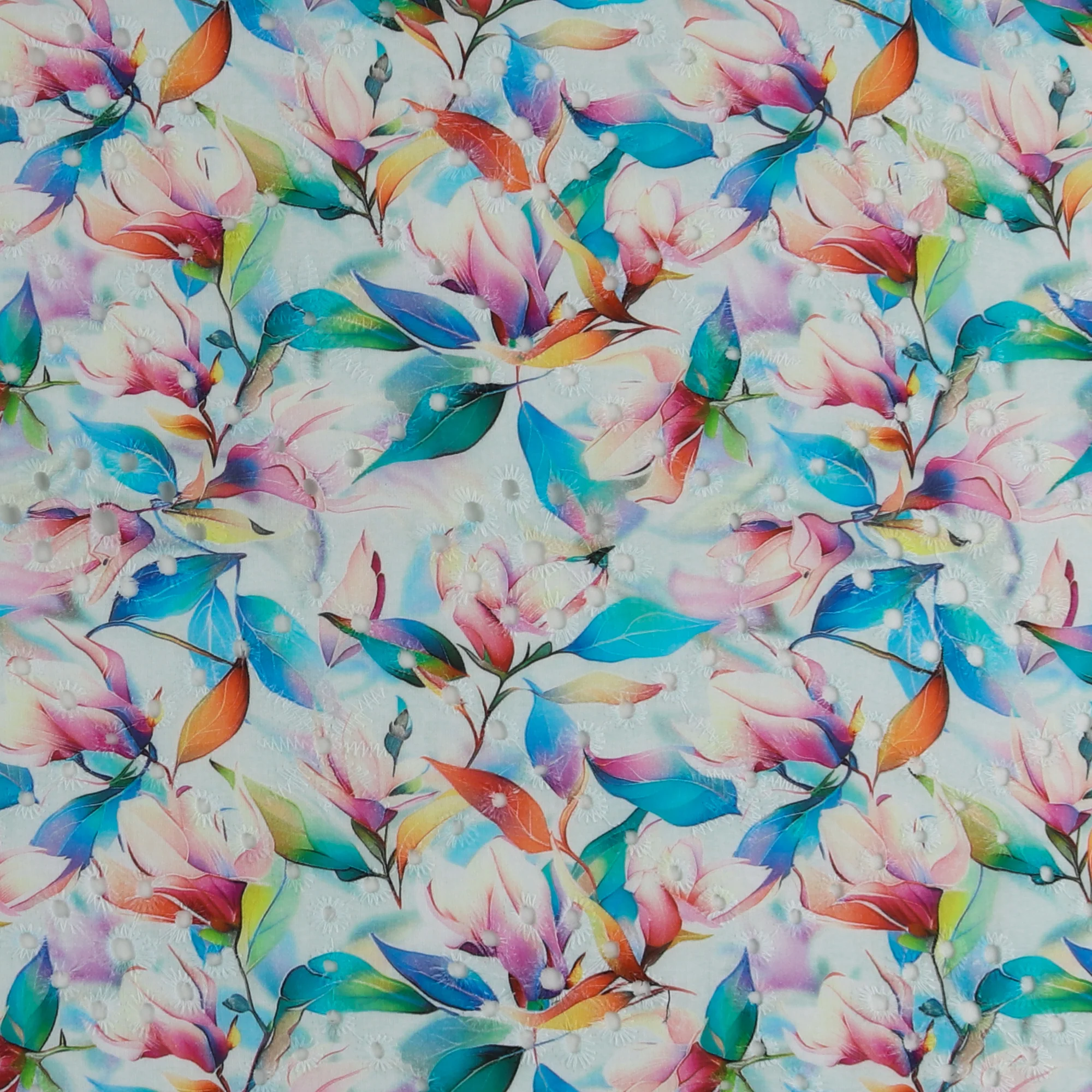 Printed Cotton Embroidery - COVENT GARDEN - 003 - Multicolor