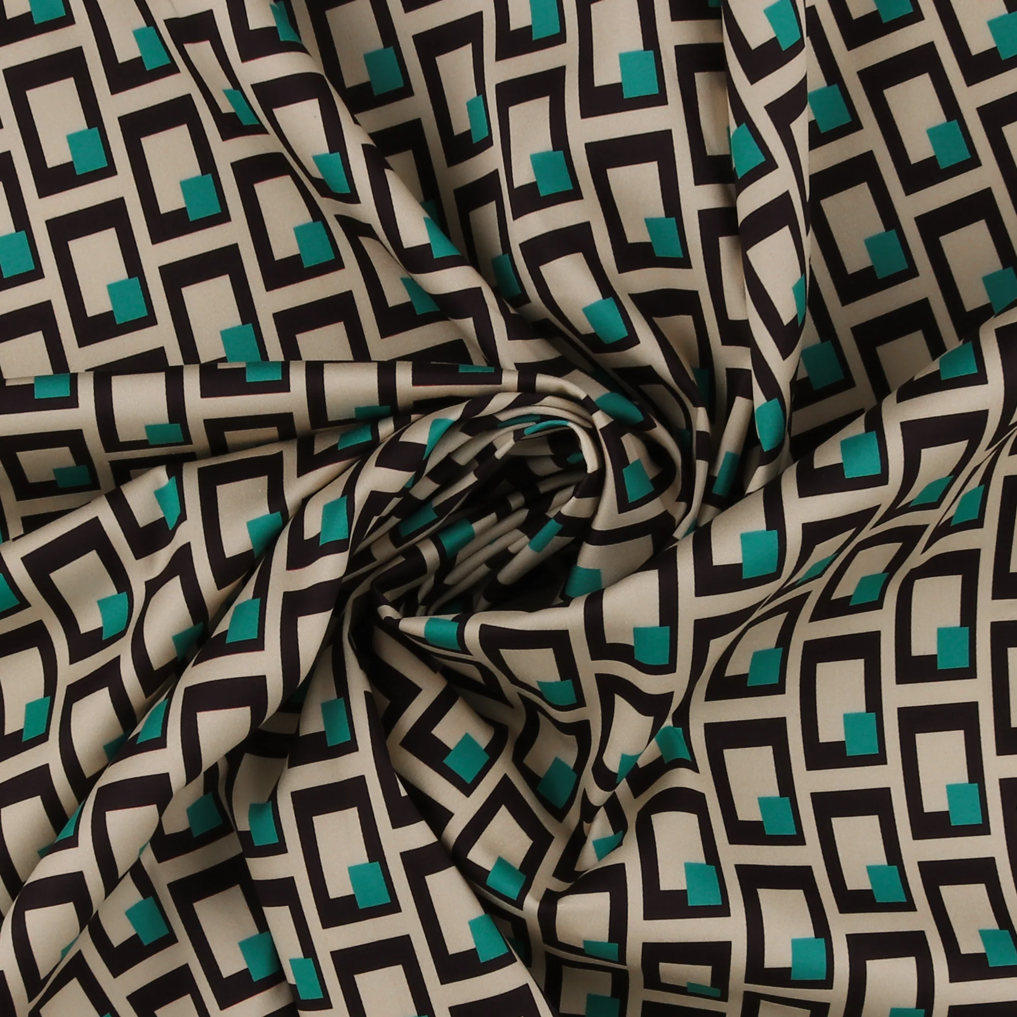 Printed Cotton - FANTASY - 001 - Cream - Image 2