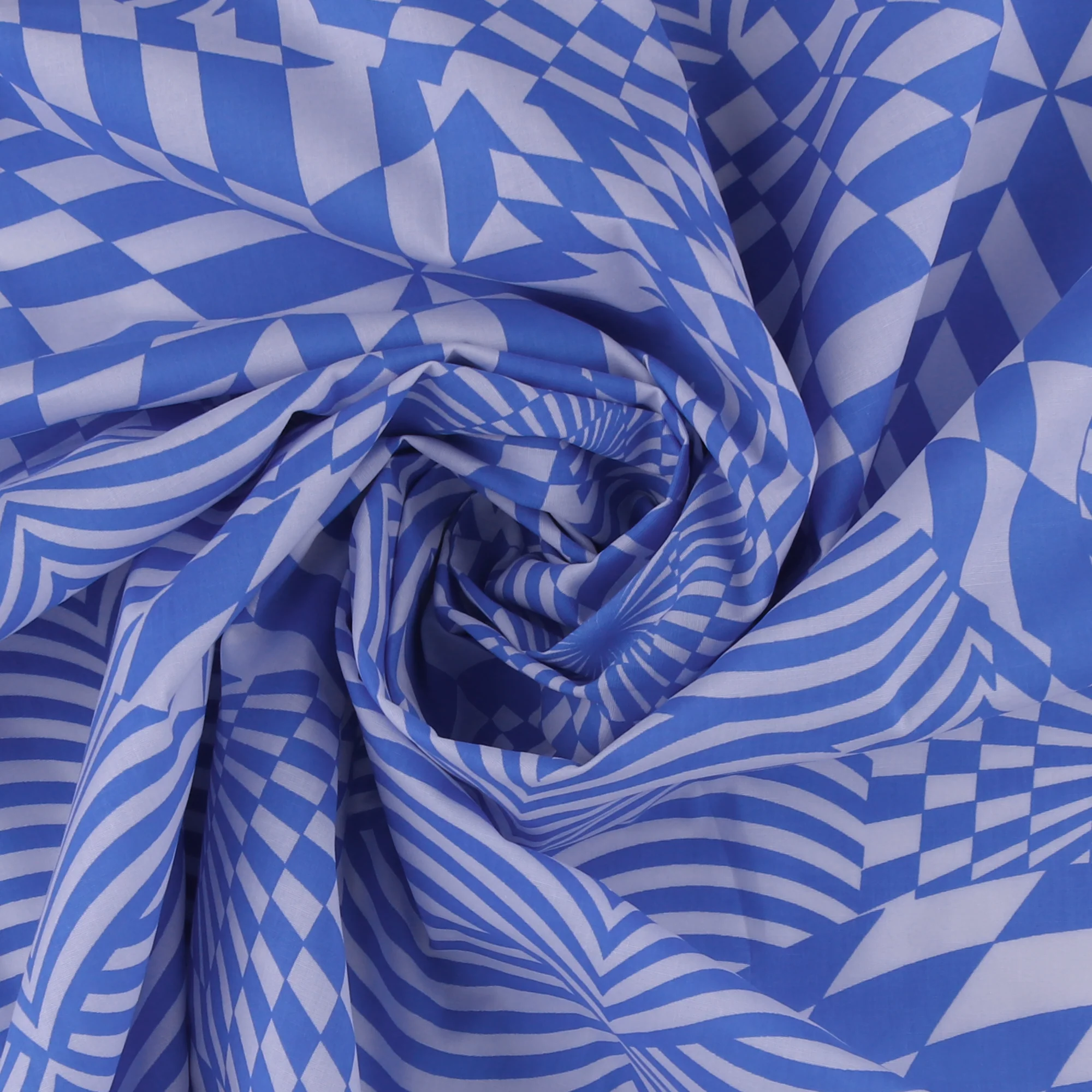 Printed Cotton - FANTASY - 004 - Blue - Image 2