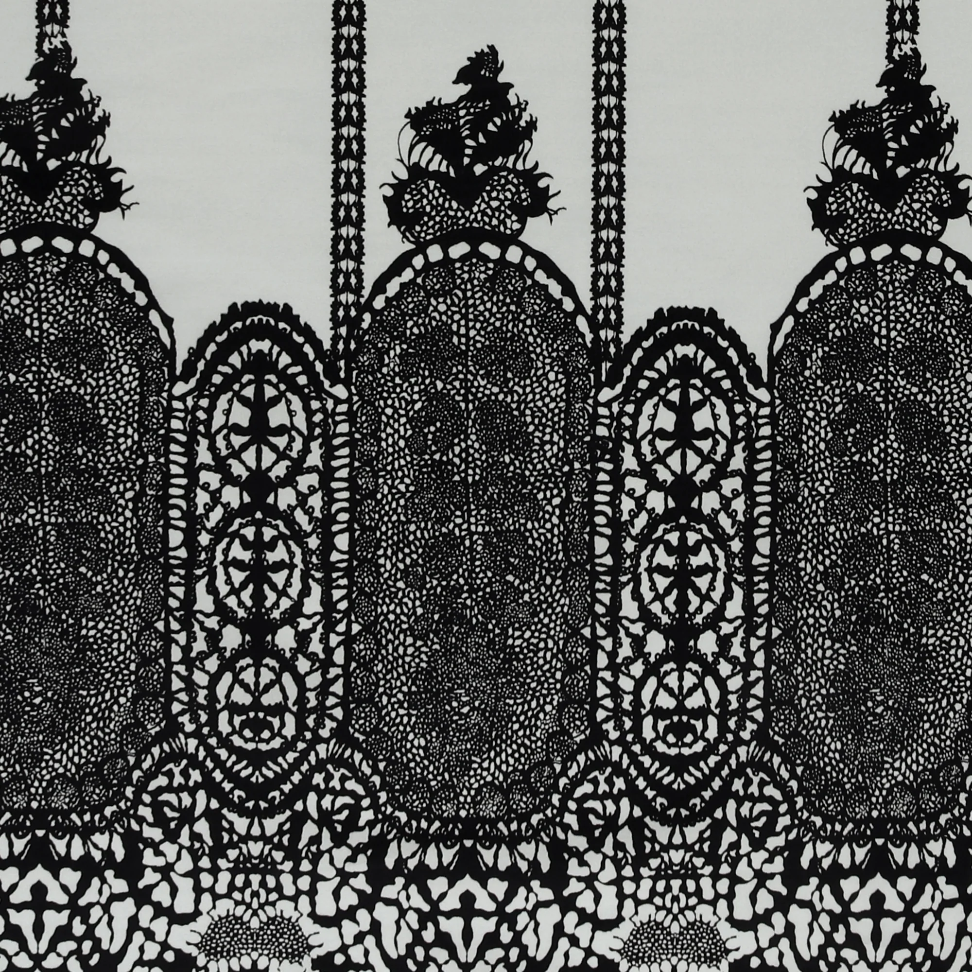Printed Cotton - FANTASY - 006 - Steel
