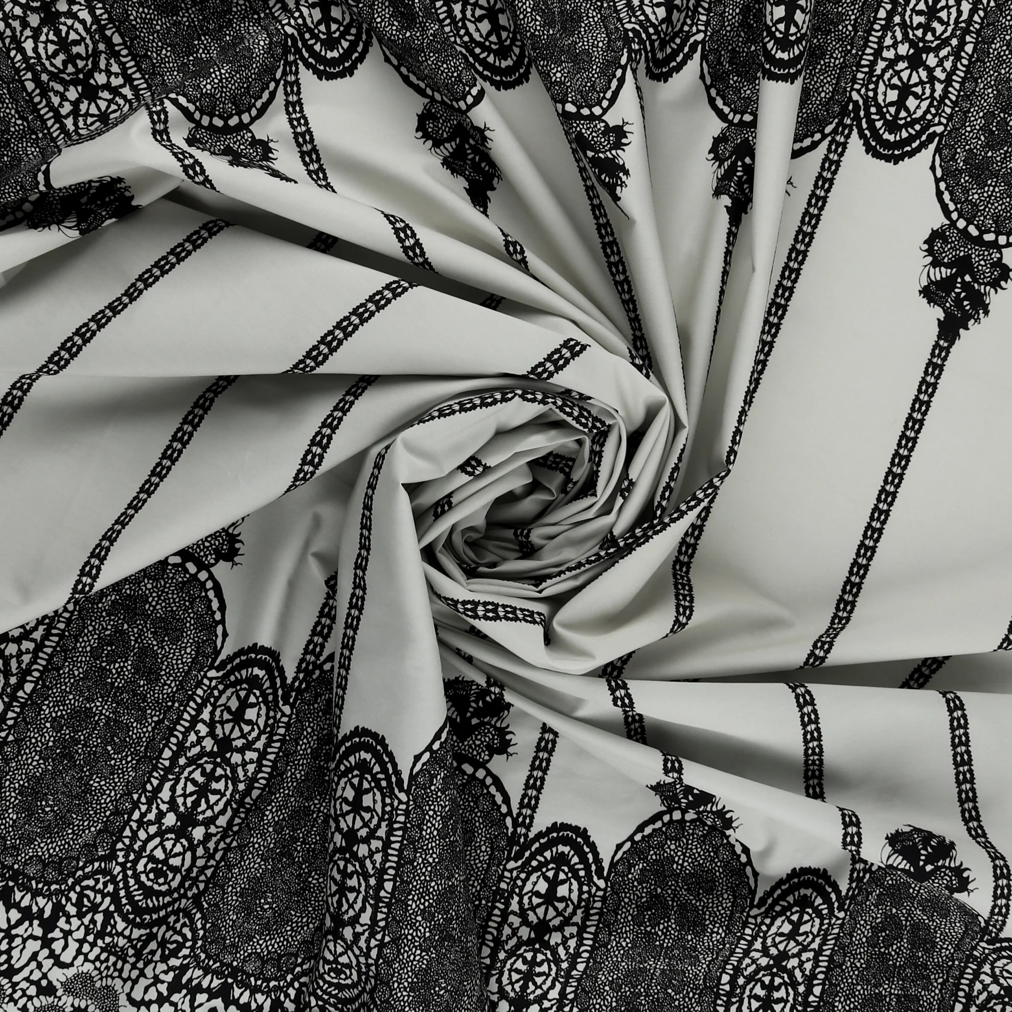 Printed Cotton - FANTASY - 006 - Steel - Image 2
