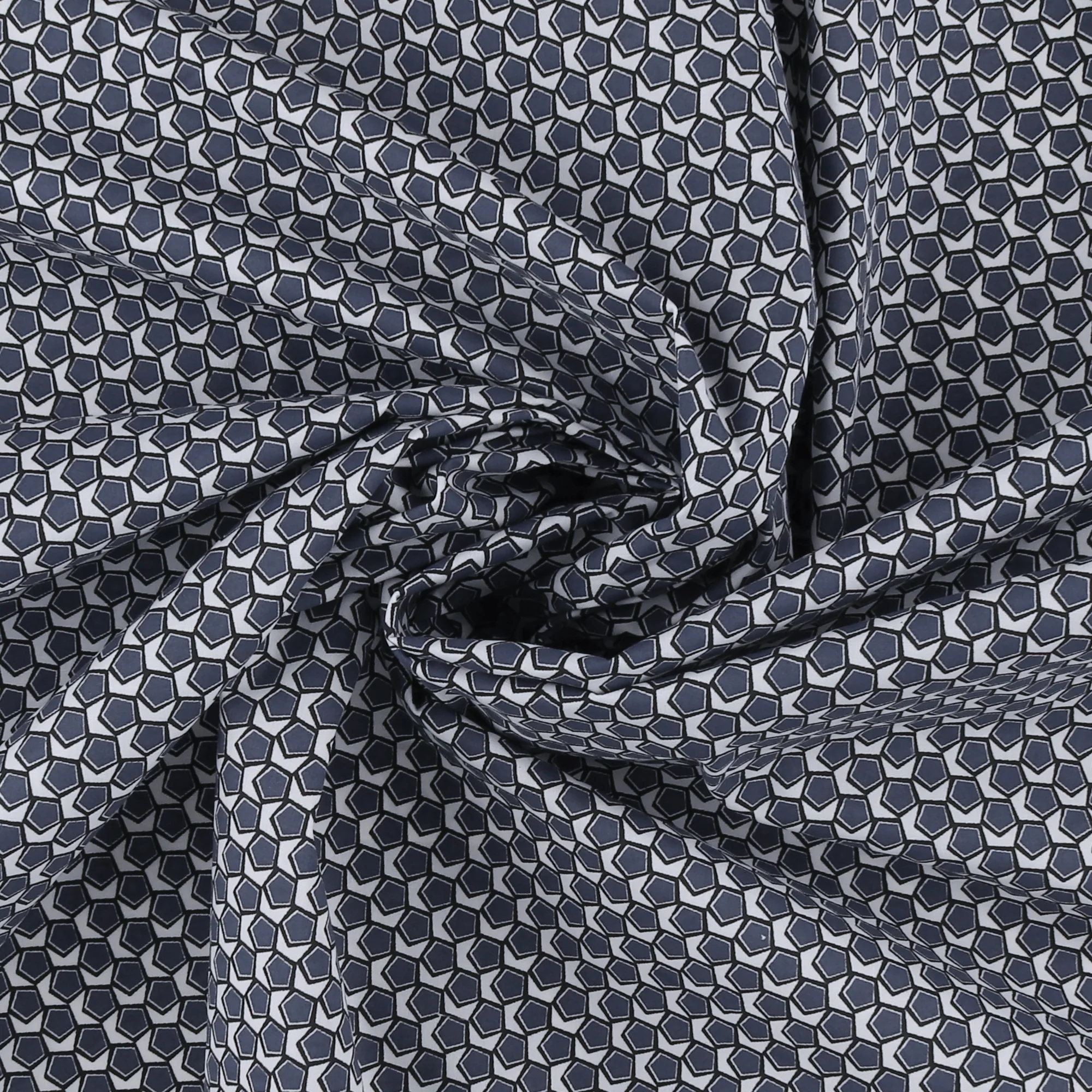 Printed Cotton - FANTASY - 007 - Graphite - Image 2