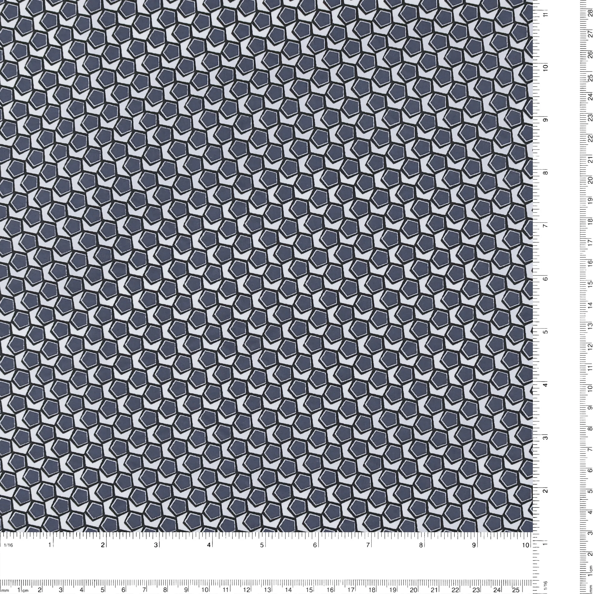 Printed Cotton - FANTASY - 007 - Graphite - Image 3