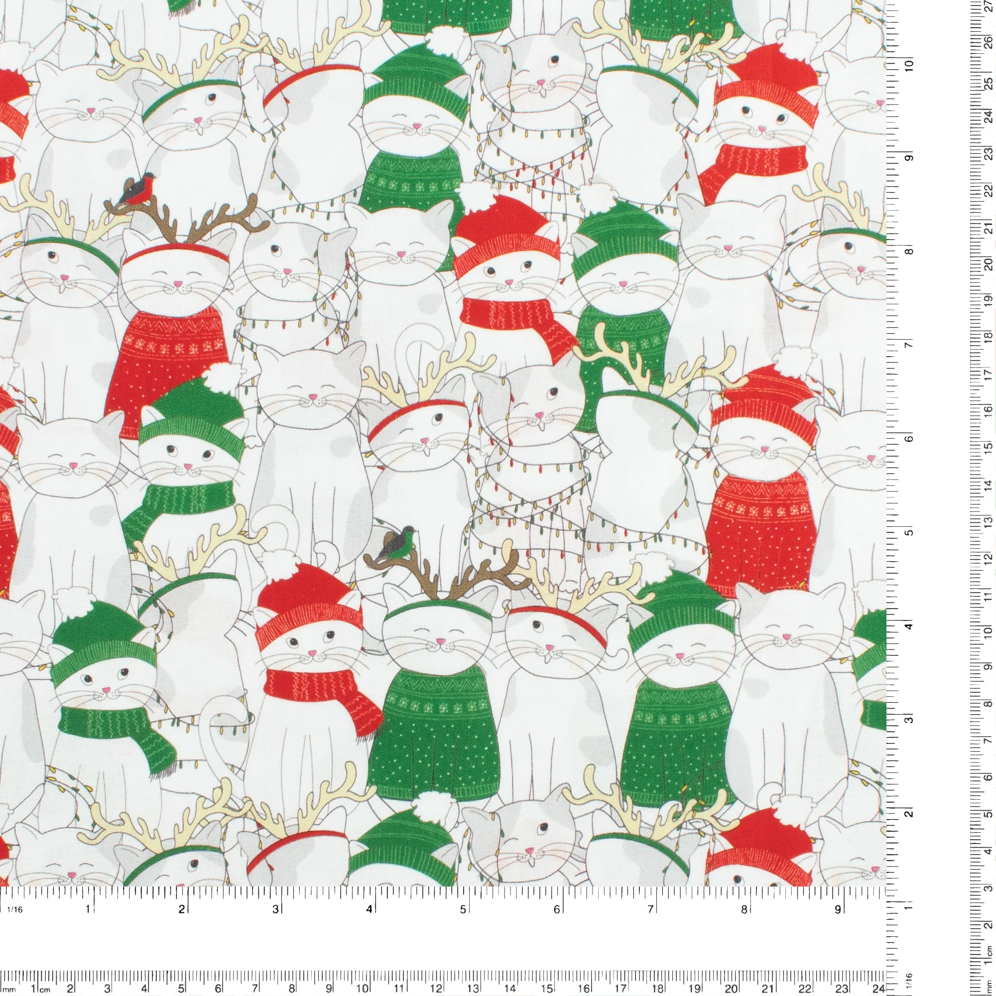 Printed Cotton - Jingle Pets II - 004 - White - Image 3
