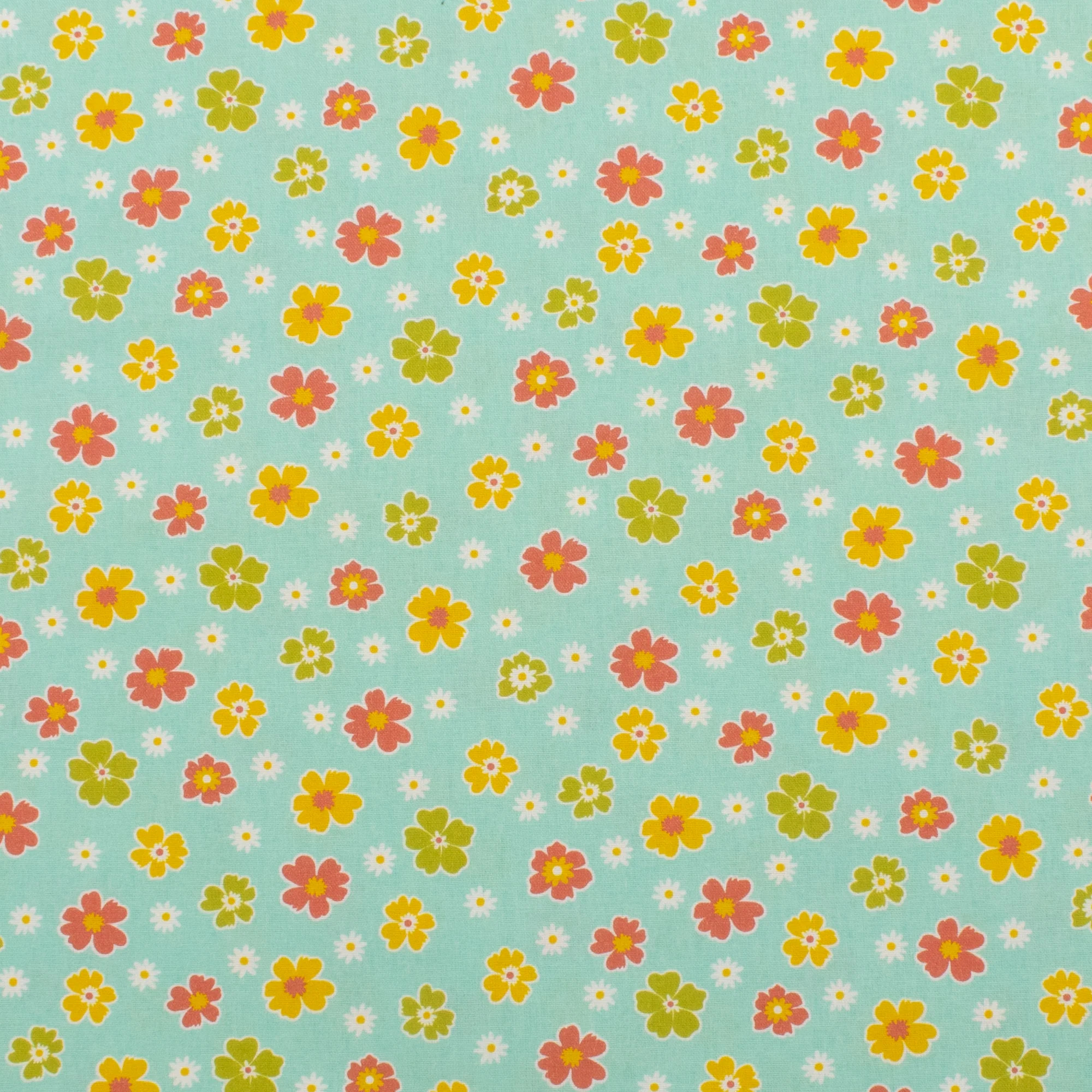 Printed Cotton - Lace garden - 005 - Spearmint