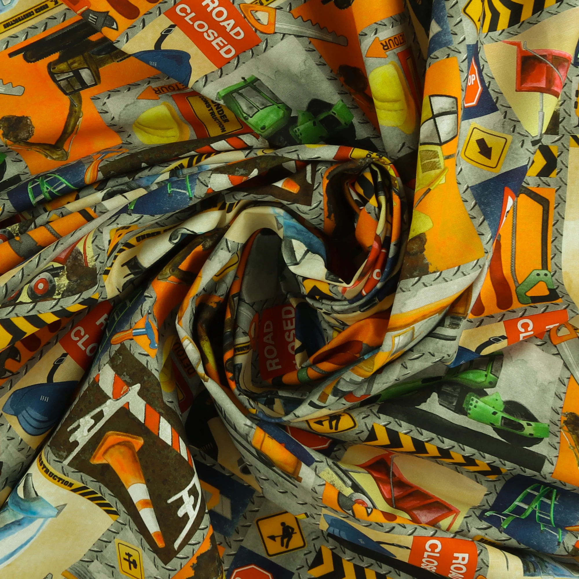 Printed Cotton - LET'S GET BUILDING - 004 - Multicolor - Image 2
