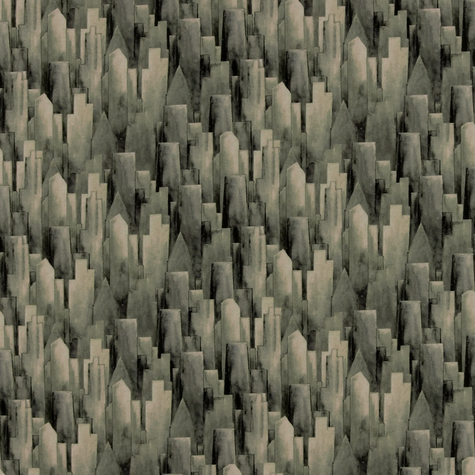 Printed Cotton - LET'S GET BUILDING - 005 - Grey