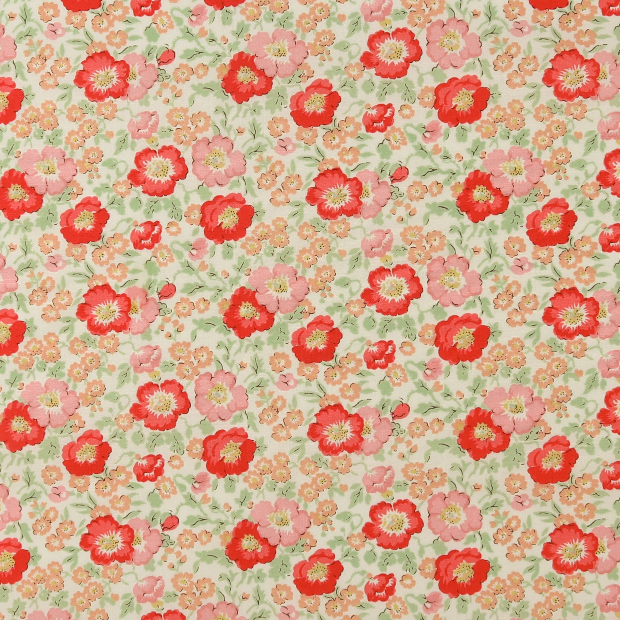 Printed Cotton - LIBERTY of PARIS - 044 - Cream