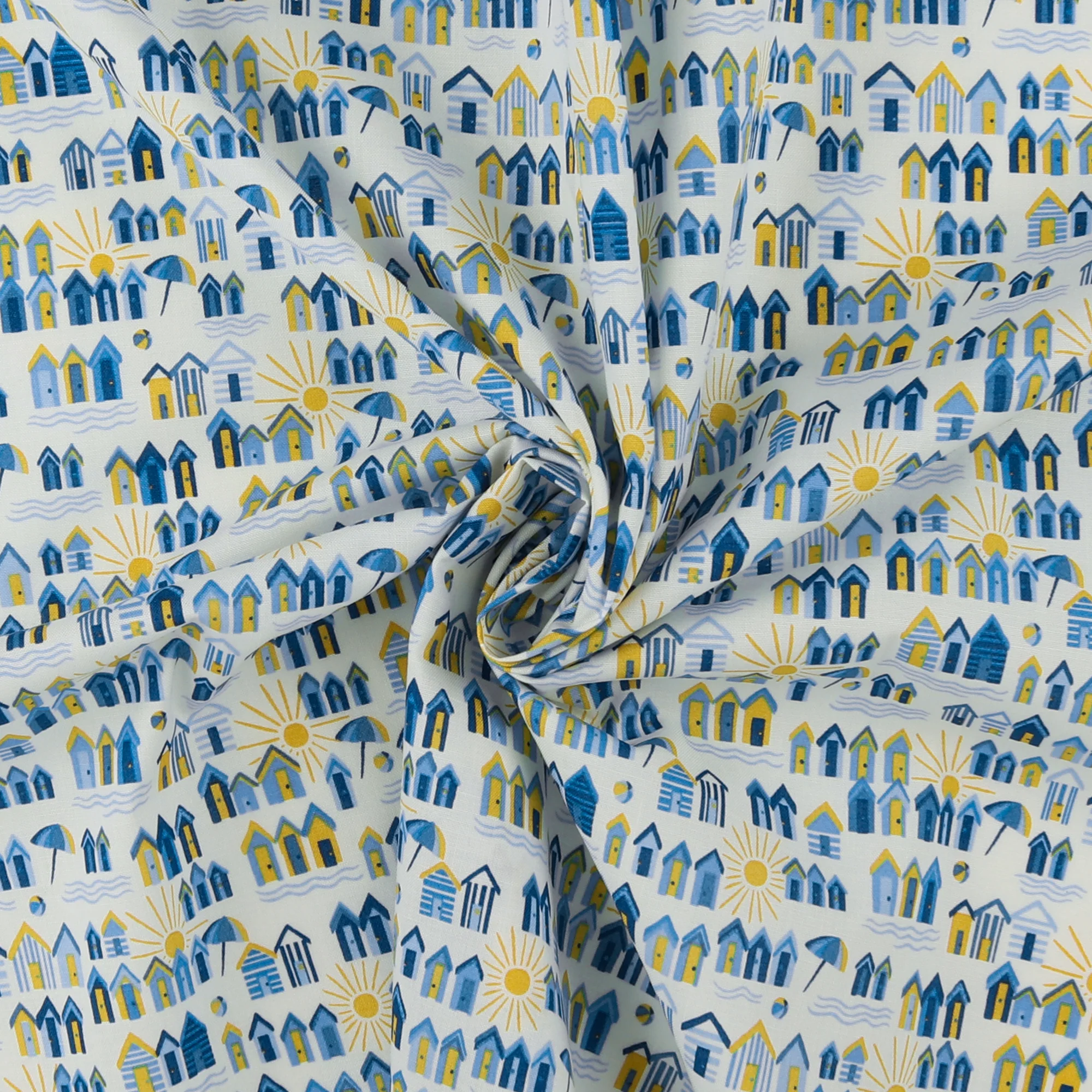 Printed Cotton - LIBERTY of PARIS  - 047 - Blue - Image 2