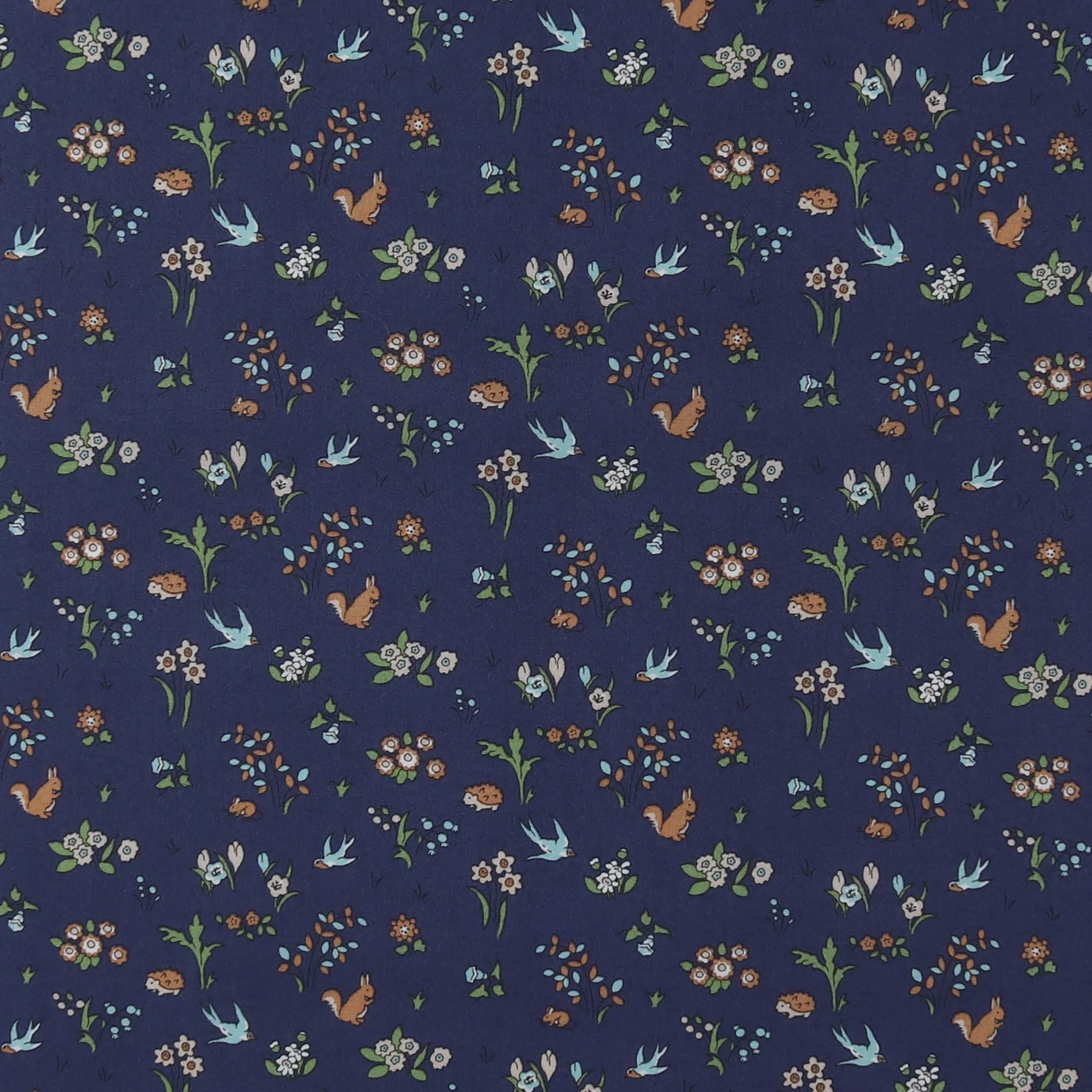 Printed Cotton - LIBERTY of PARIS - 055 - Navy