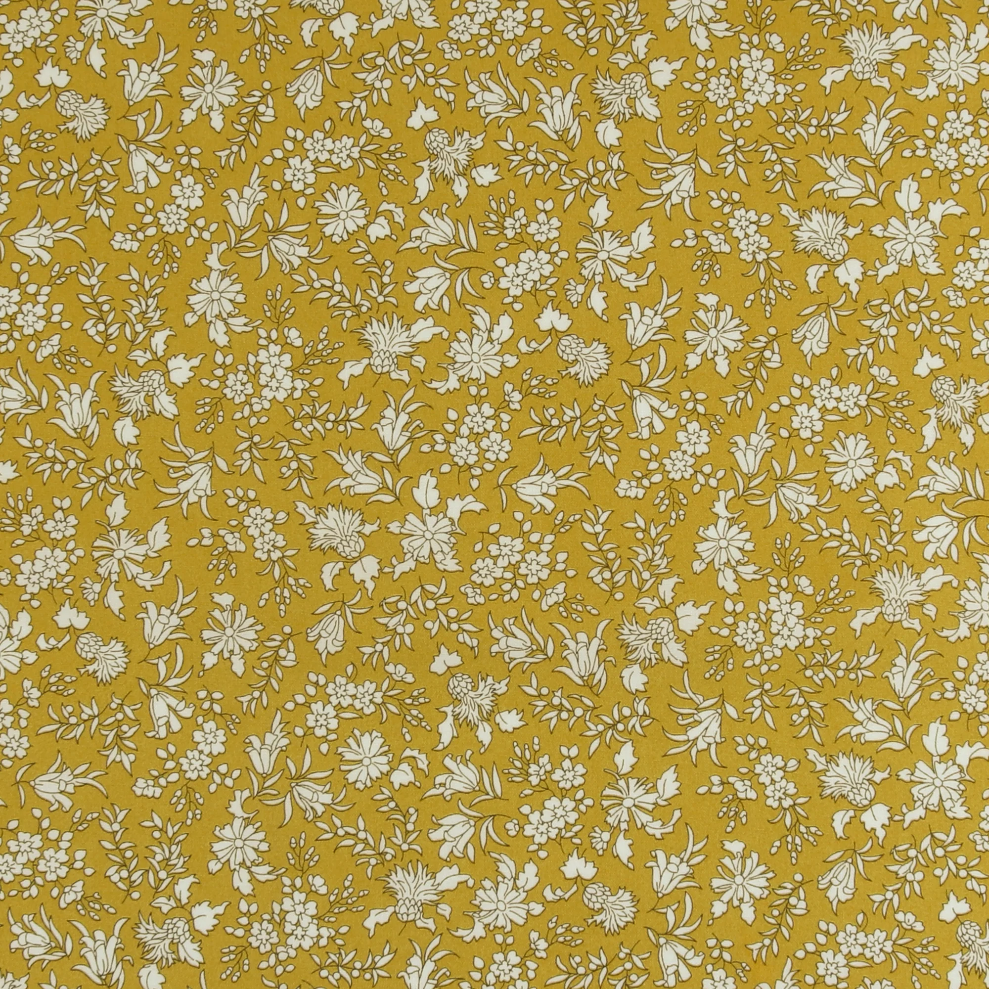 Printed Cotton - LIBERTY of PARIS - 056 - Mustard