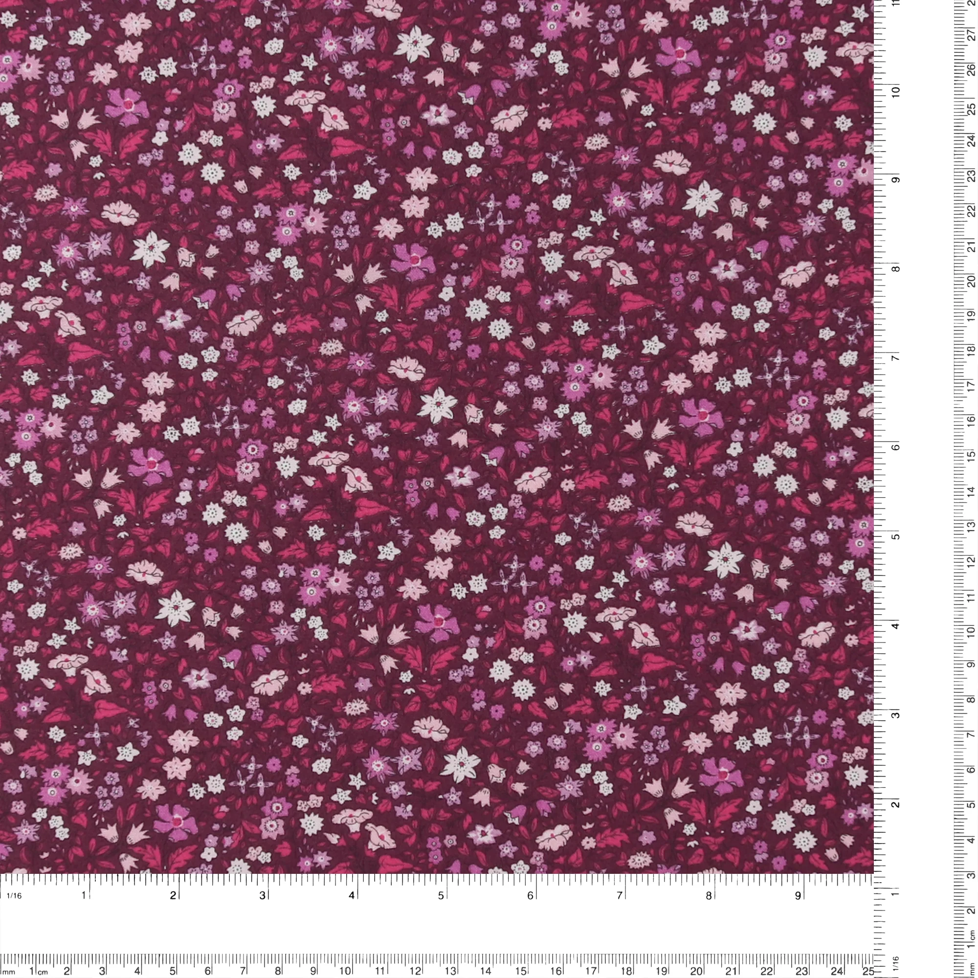 Printed Cotton - LIBERTY of PARIS - 057 - Bordeaux - Image 3