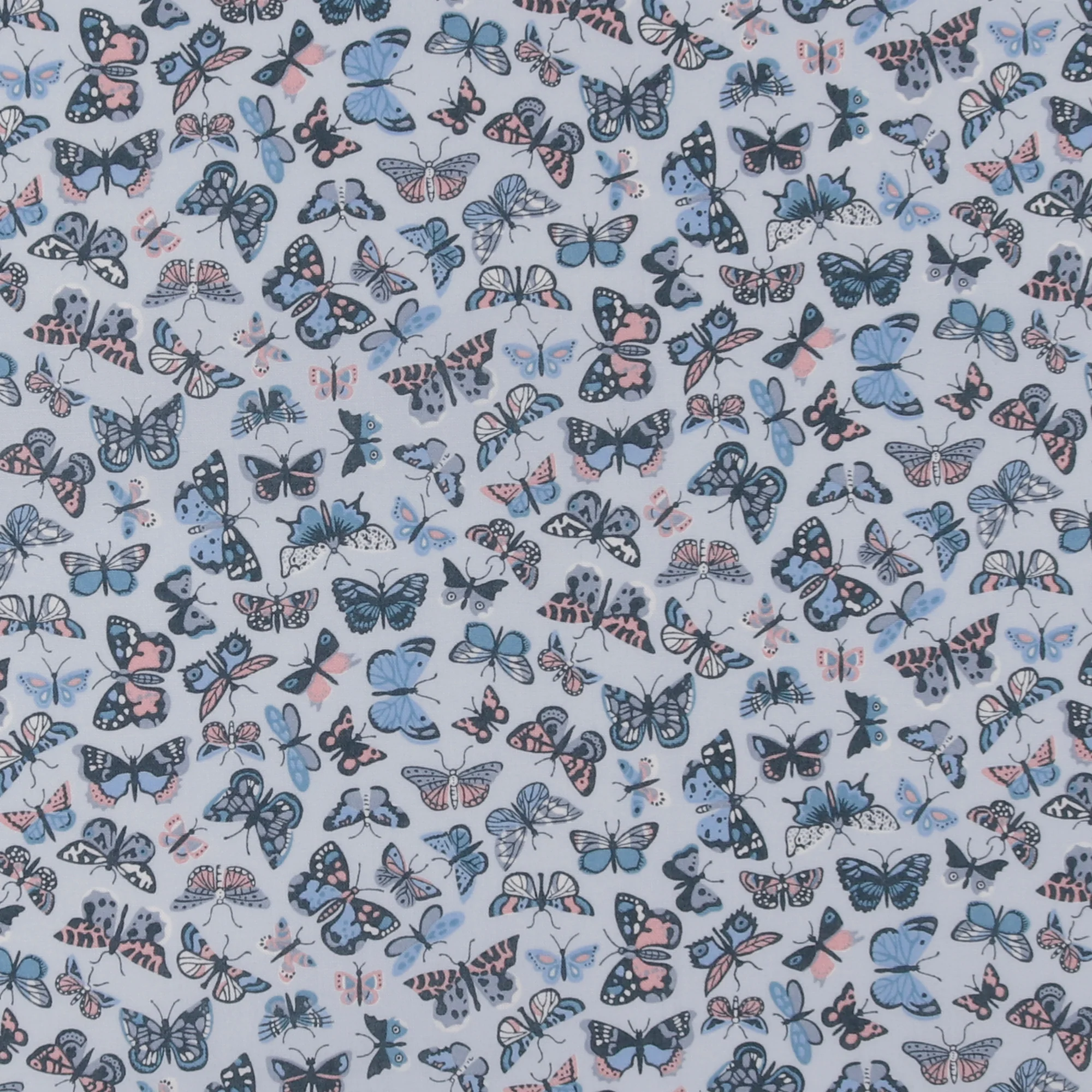 Printed Cotton - LIBERTY of PARIS - 058 - Light Blue