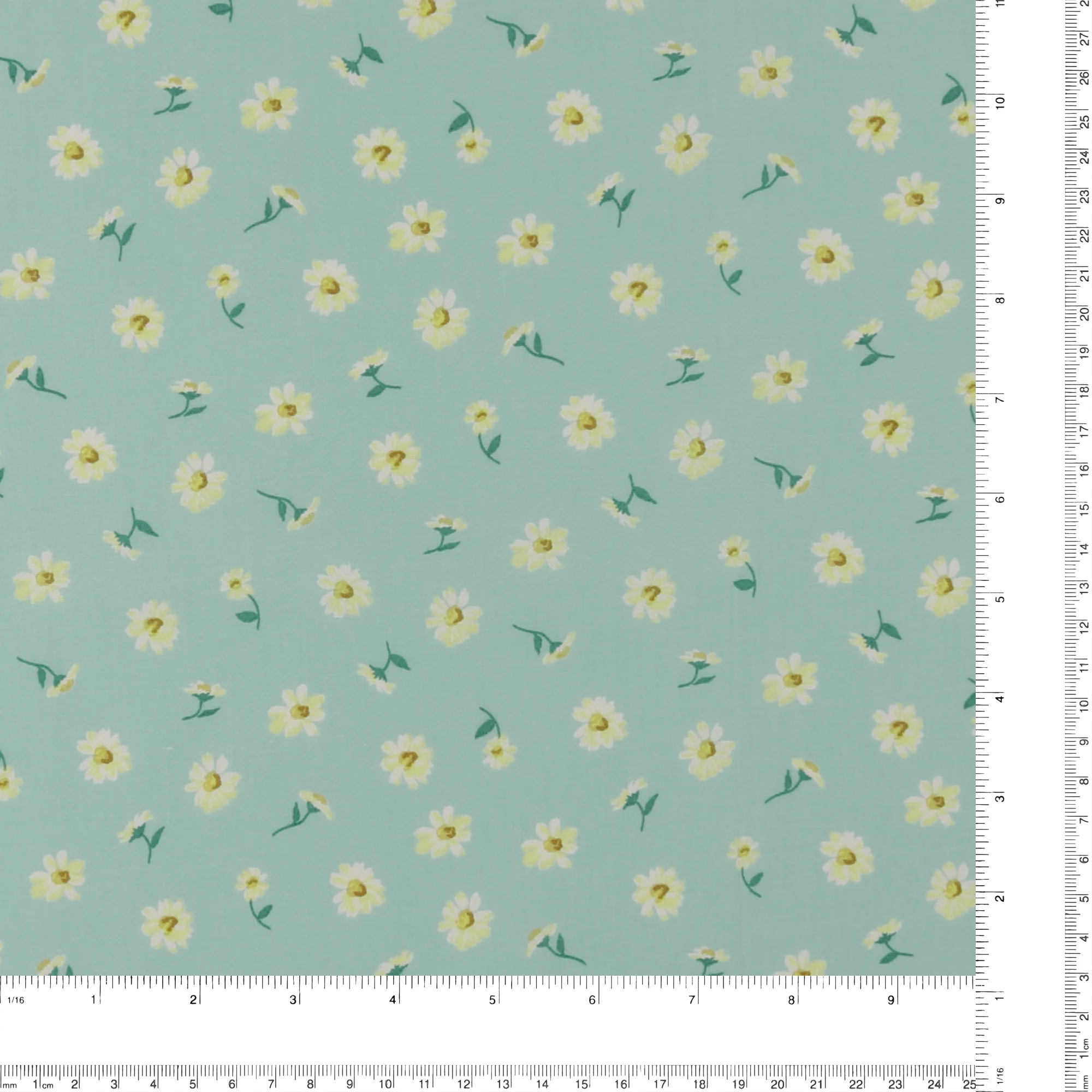 Printed Cotton - LIBERTY of PARIS  - 059 - Mint - Image 3
