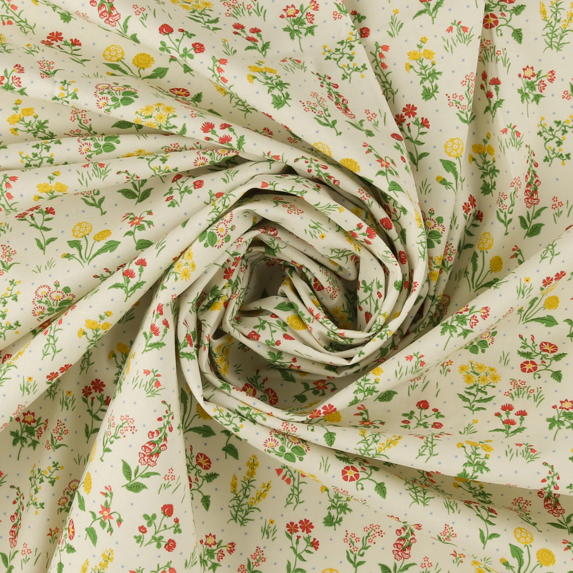 Printed Cotton - LIBERTY of PARIS - 062 - Cream - Image 2
