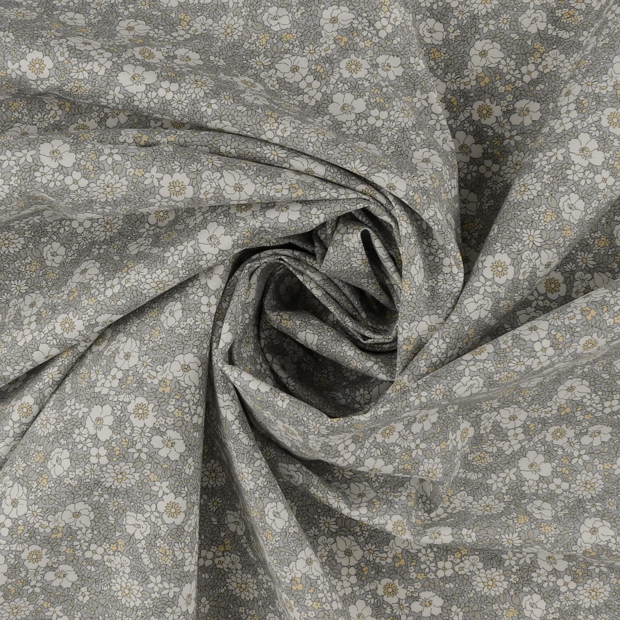 Printed Cotton - LIBERTY of PARIS - 065 - Grey - Image 2