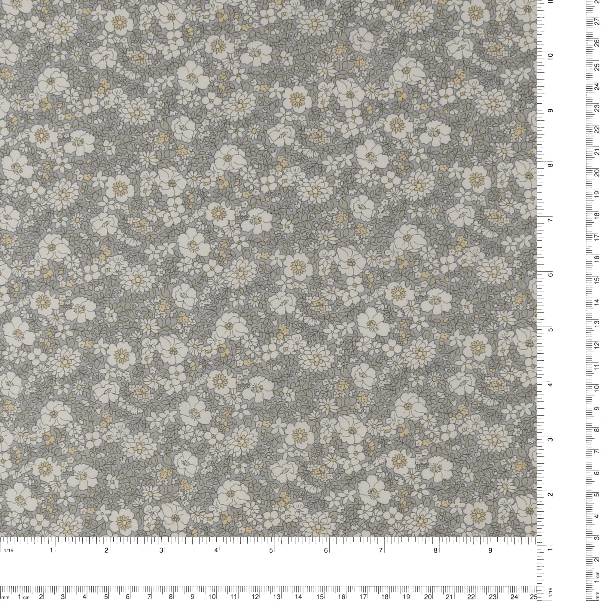 Printed Cotton - LIBERTY of PARIS - 065 - Grey - Image 3
