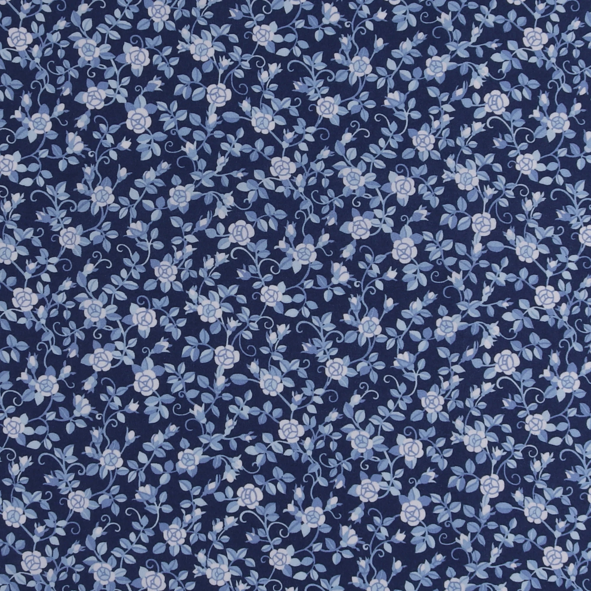 Printed Cotton - LIBERTY of PARIS - 069 - Navy