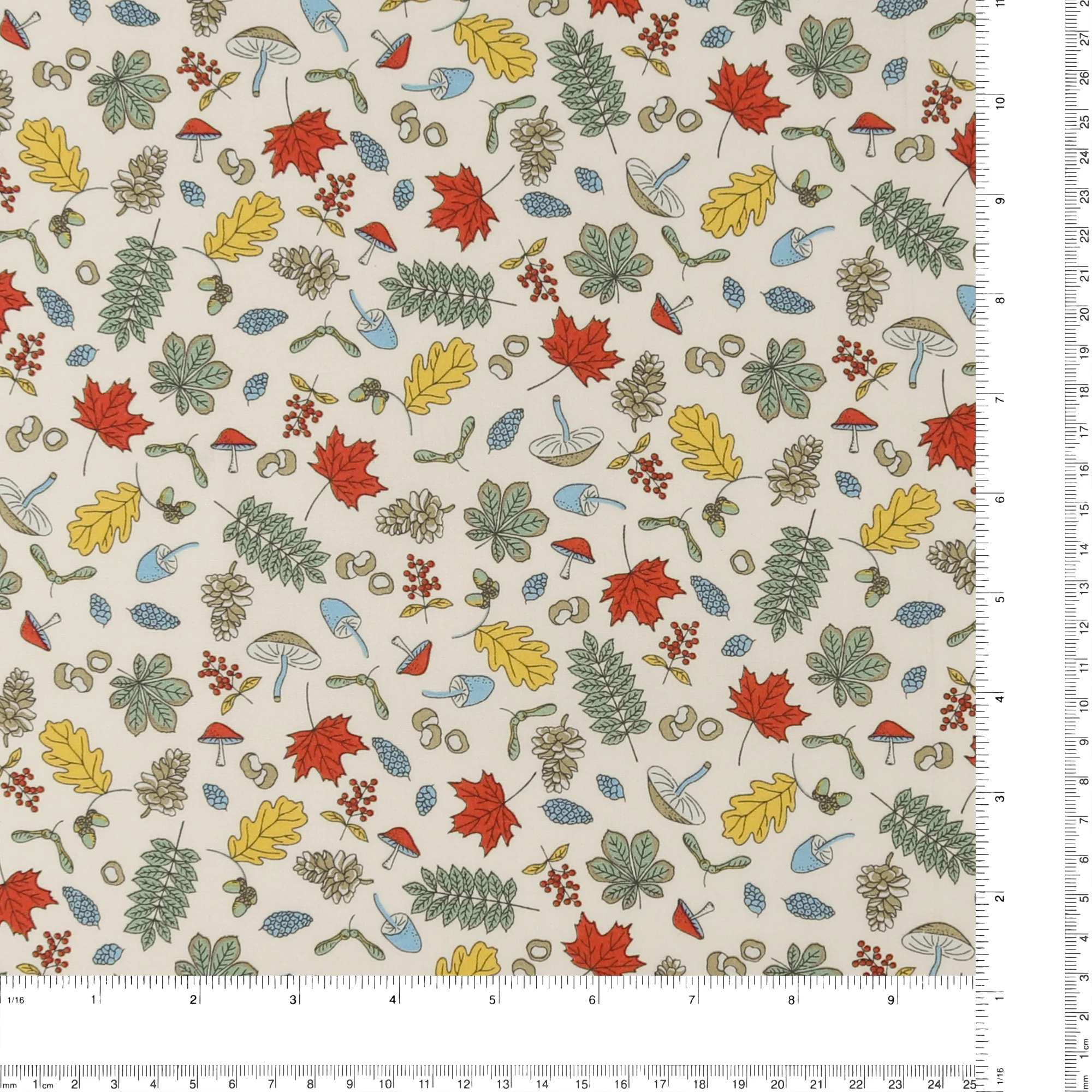 Printed Cotton - LIBERTY of PARIS - 070 - Cream - Image 3