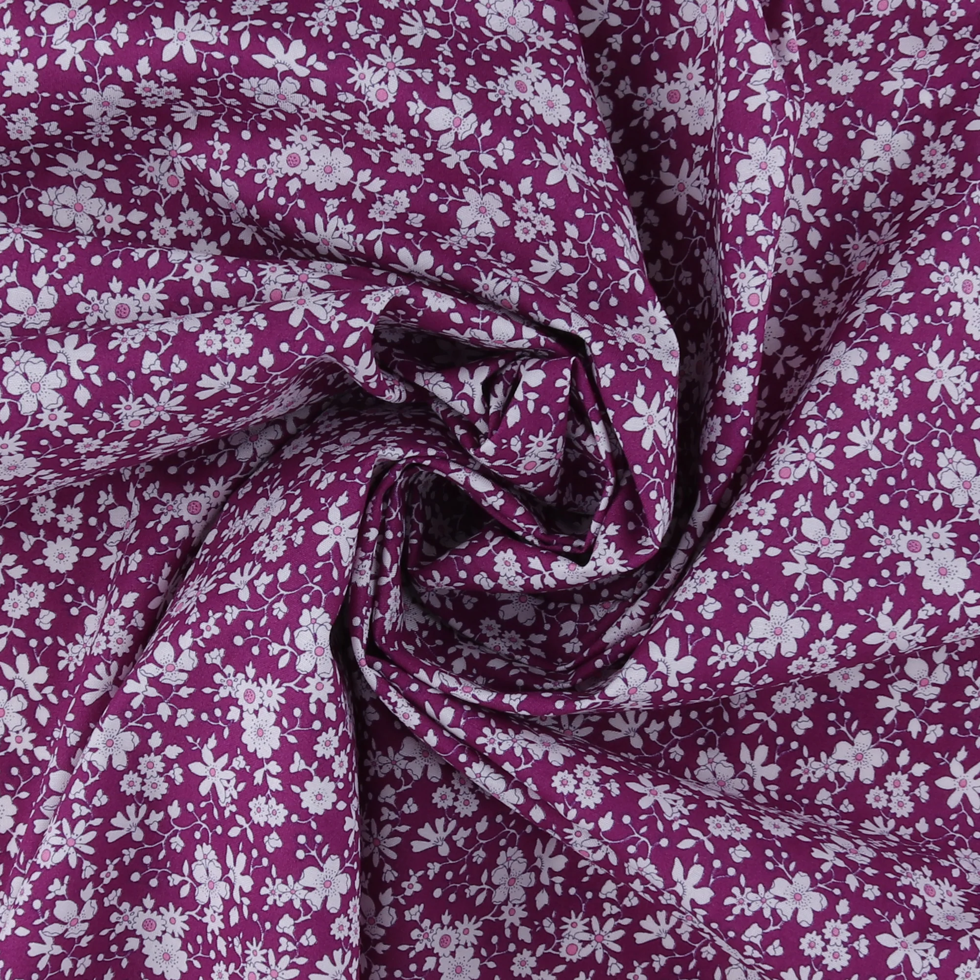 Printed Cotton - LIBERTY of PARIS  - 074 - Purple - Image 2