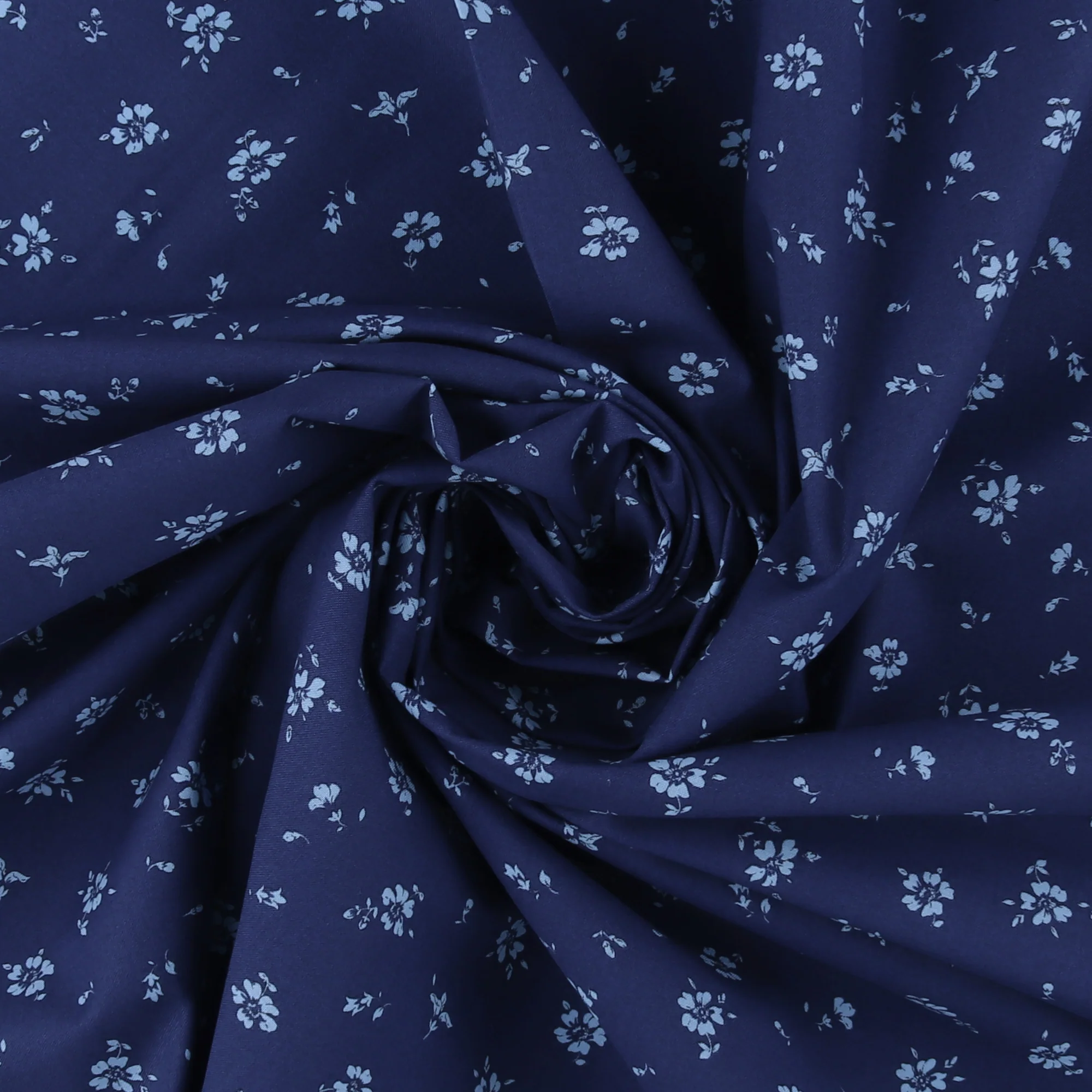 Printed Cotton - LIBERTY of PARIS - 076 - Navy - Image 2