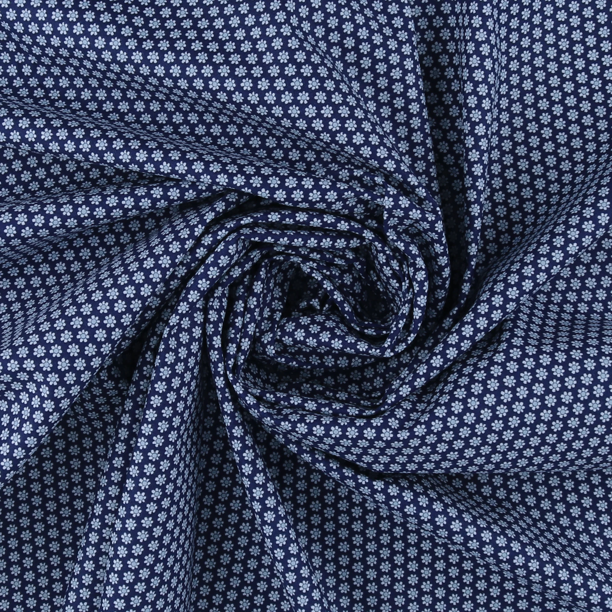 Printed Cotton - LIBERTY of PARIS - 083 - Navy - Image 2