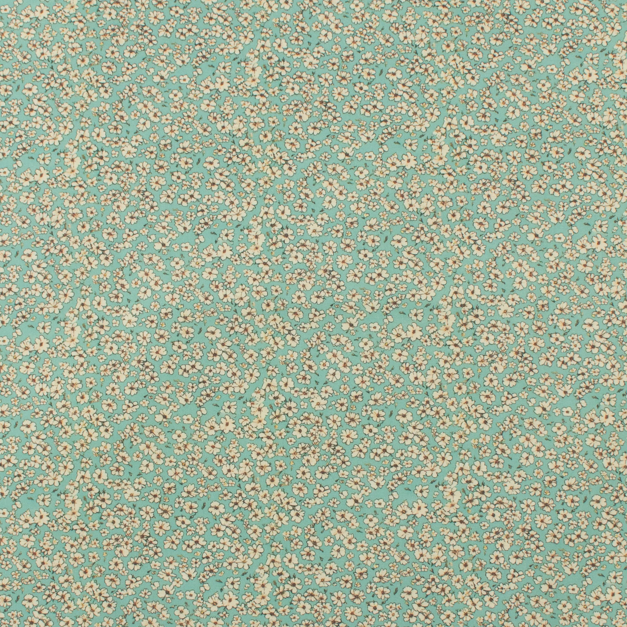 Printed Cotton - Lillibet Floral - 007 - Spearmint