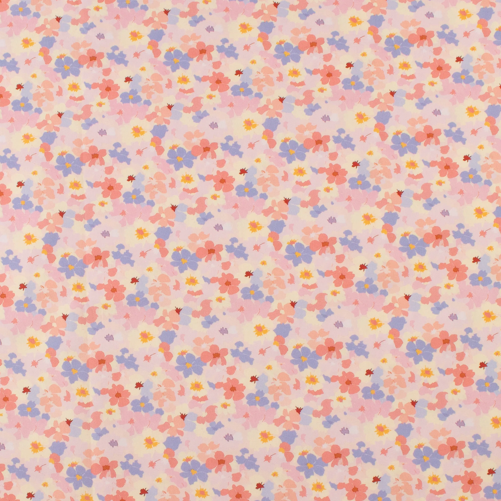 Printed Cotton - Lillibet Floral - 024 - Pink