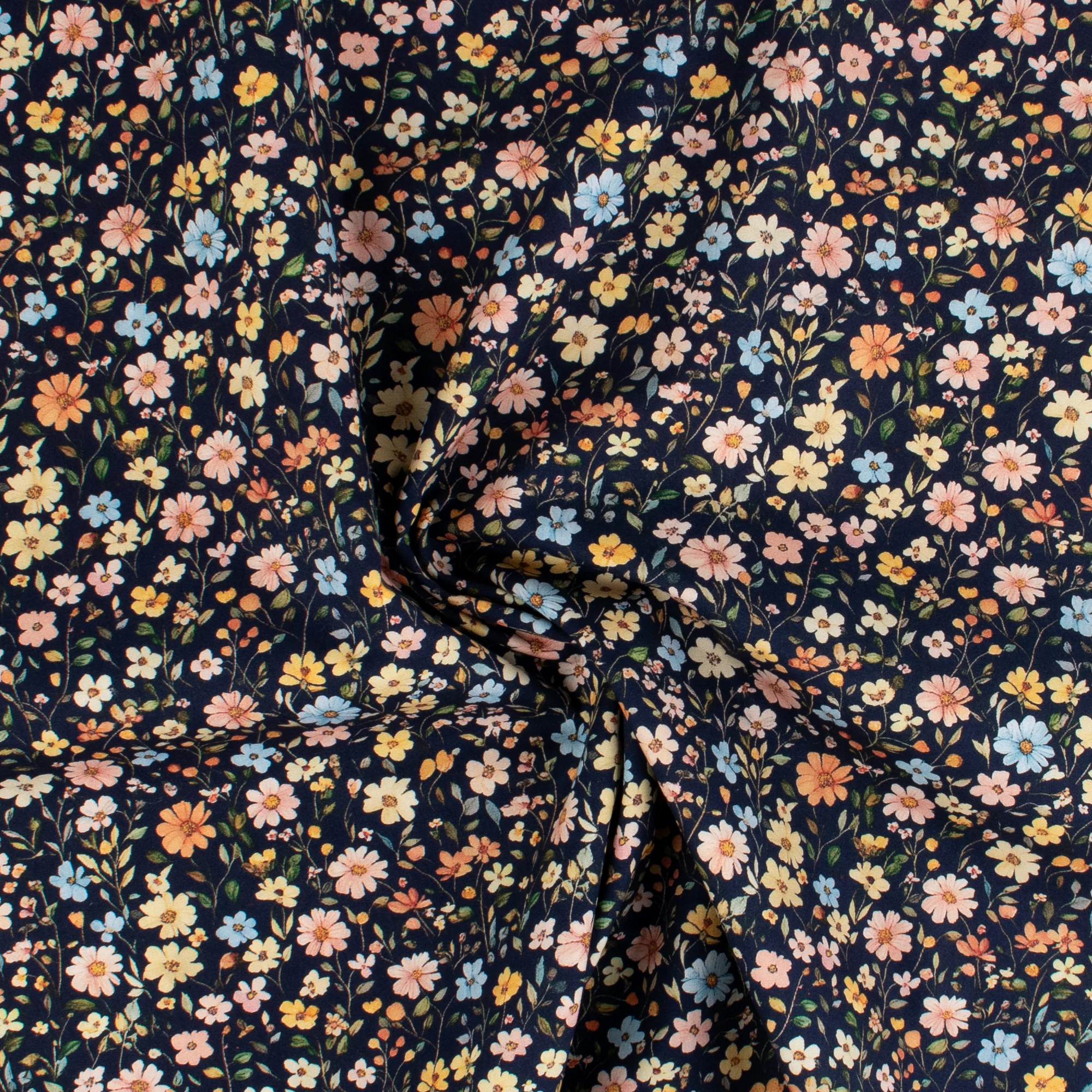 Printed Cotton - Lillibet Floral - 026 - Midnight - Image 2