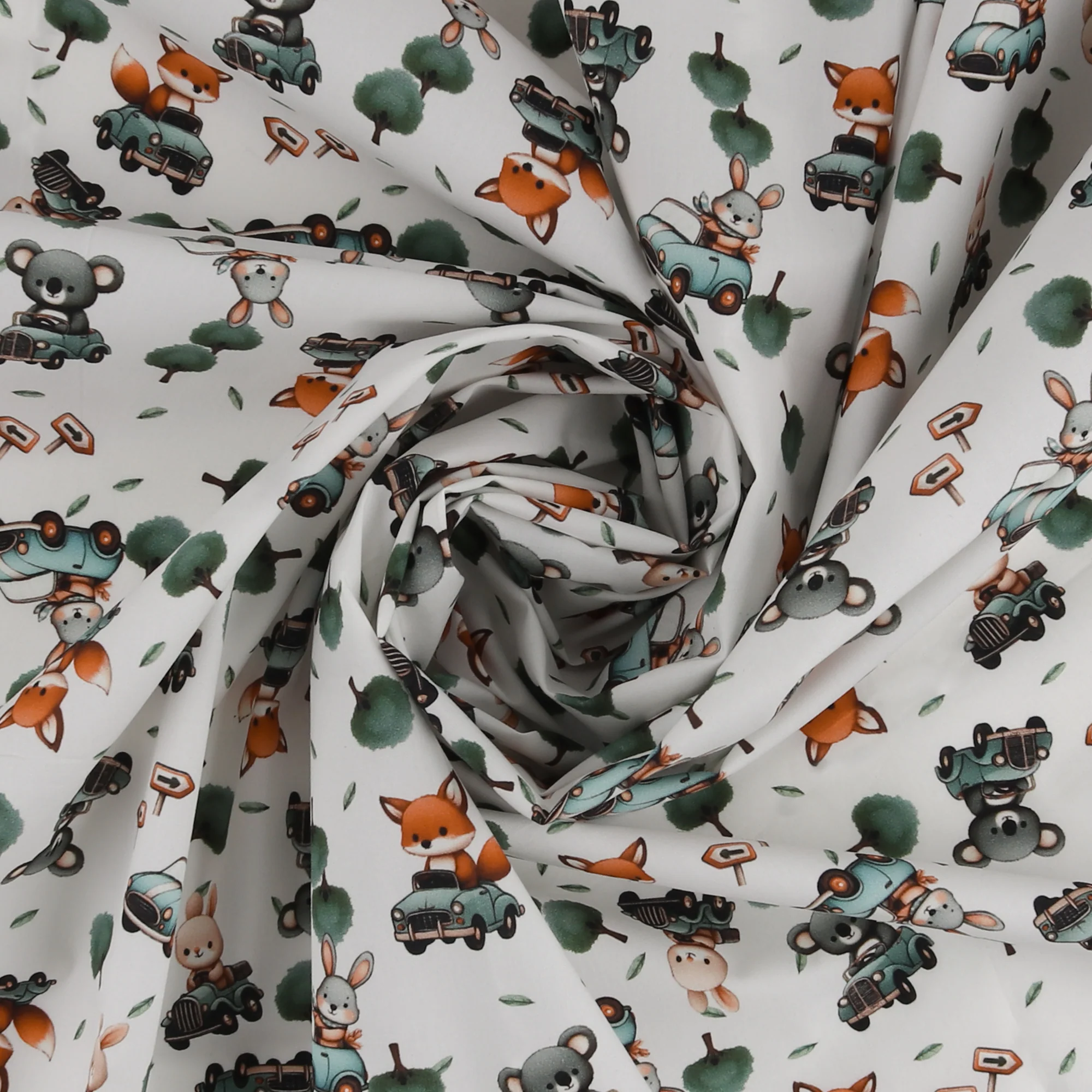 Printed Cotton - Little Ones - 001 - White - Image 2