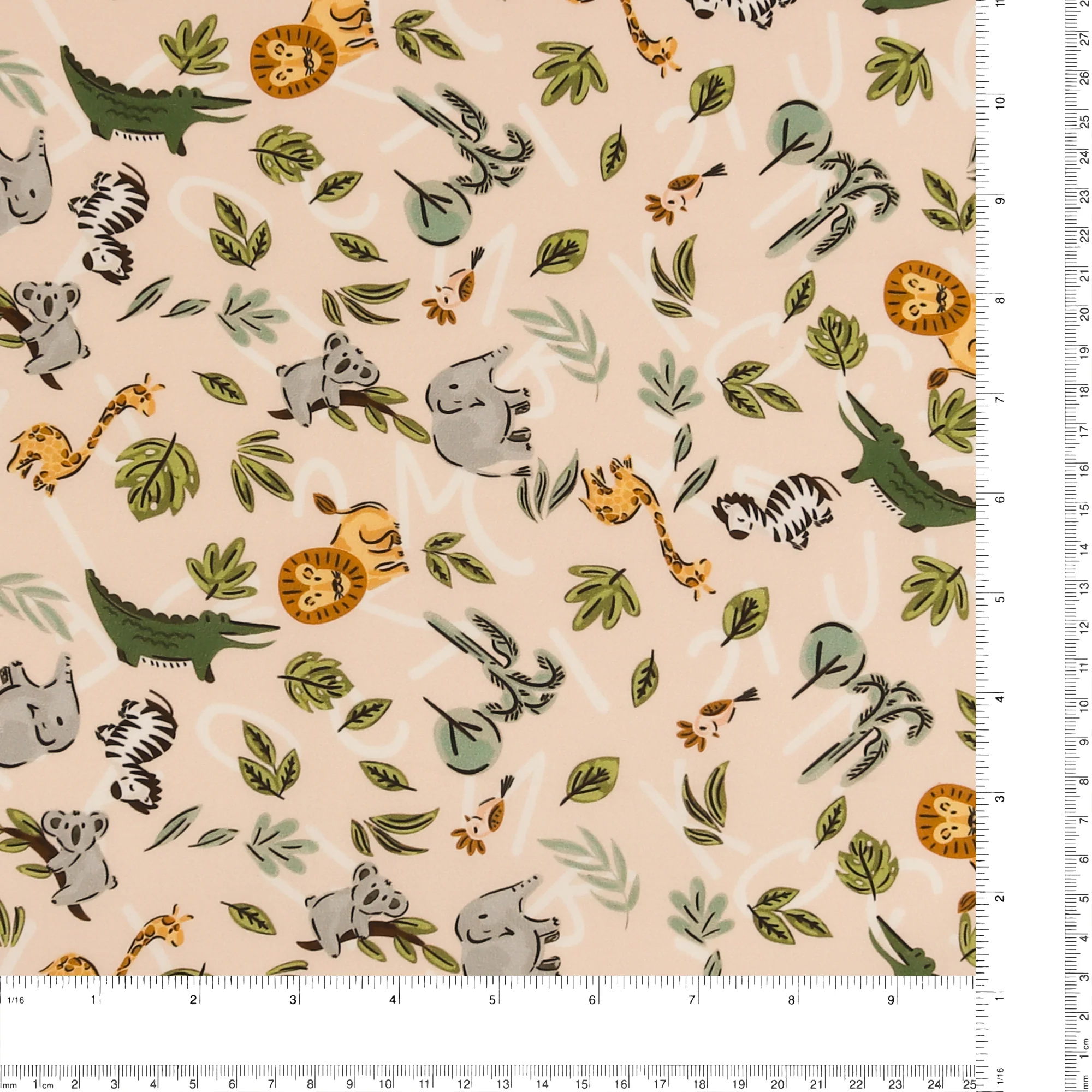 Printed Cotton - Little Ones - 007 - Peach - Image 3