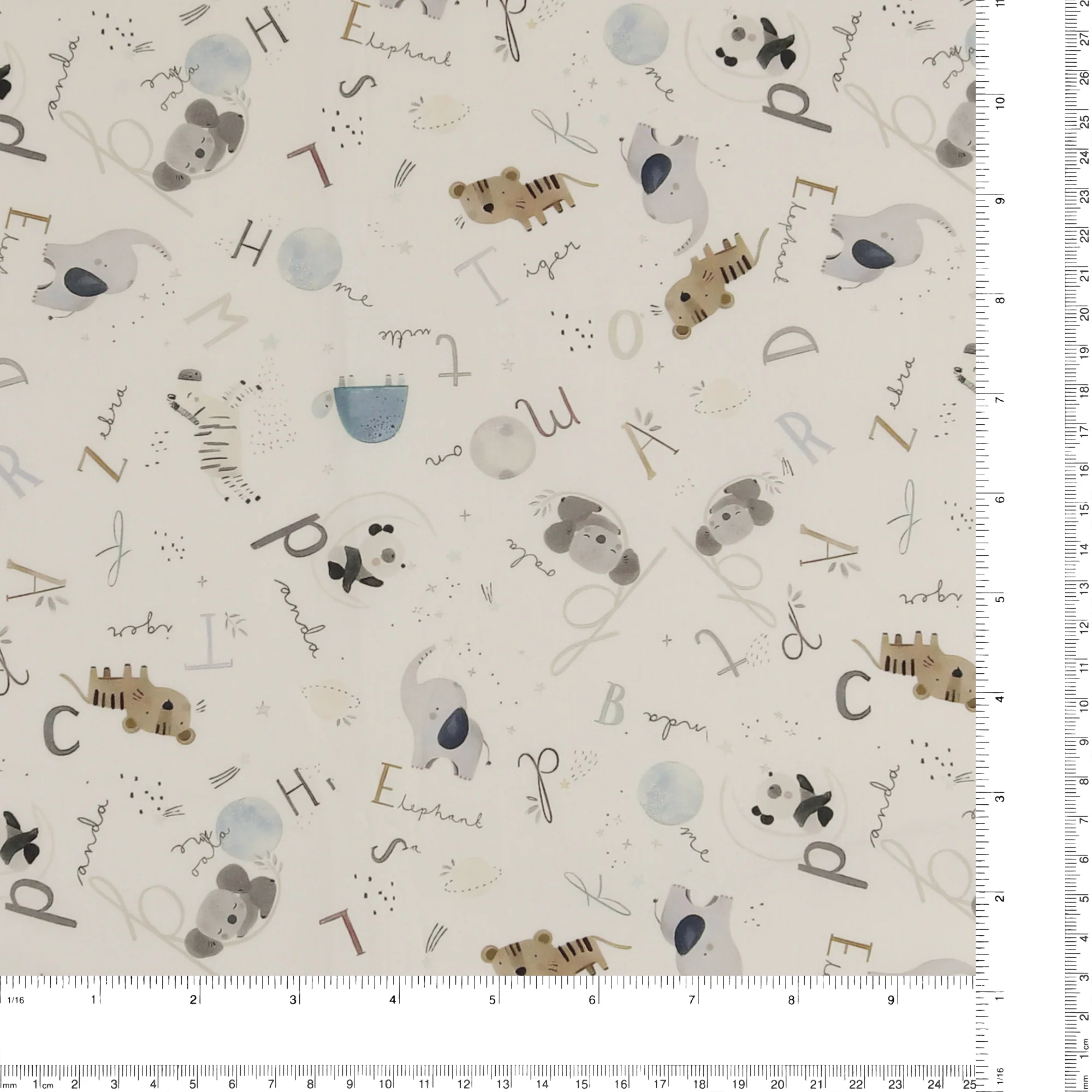 Printed Cotton - Little Ones - 009 - Offwhite - Image 3