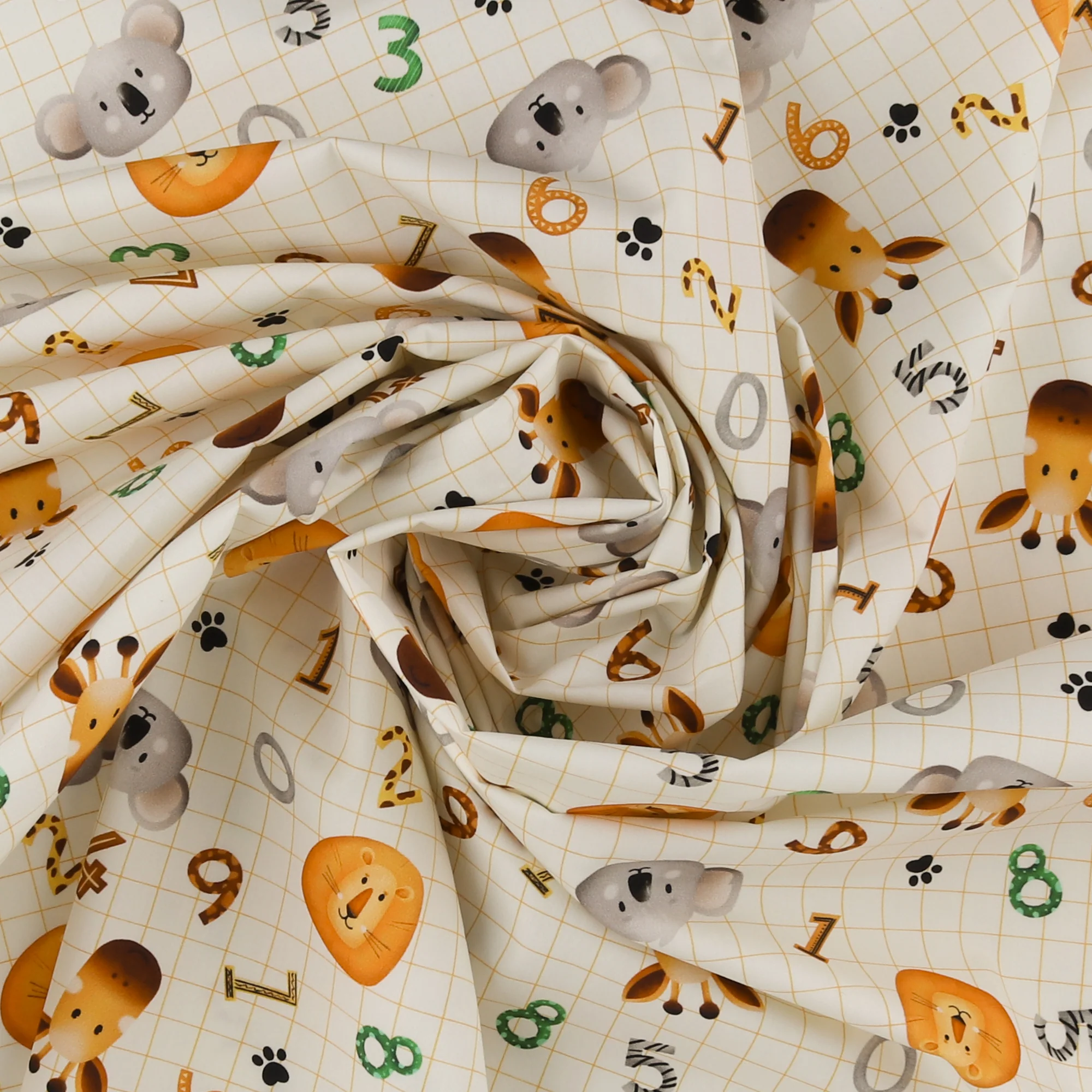 Printed Cotton - Little Ones - 011 - Light Yellow - Image 2