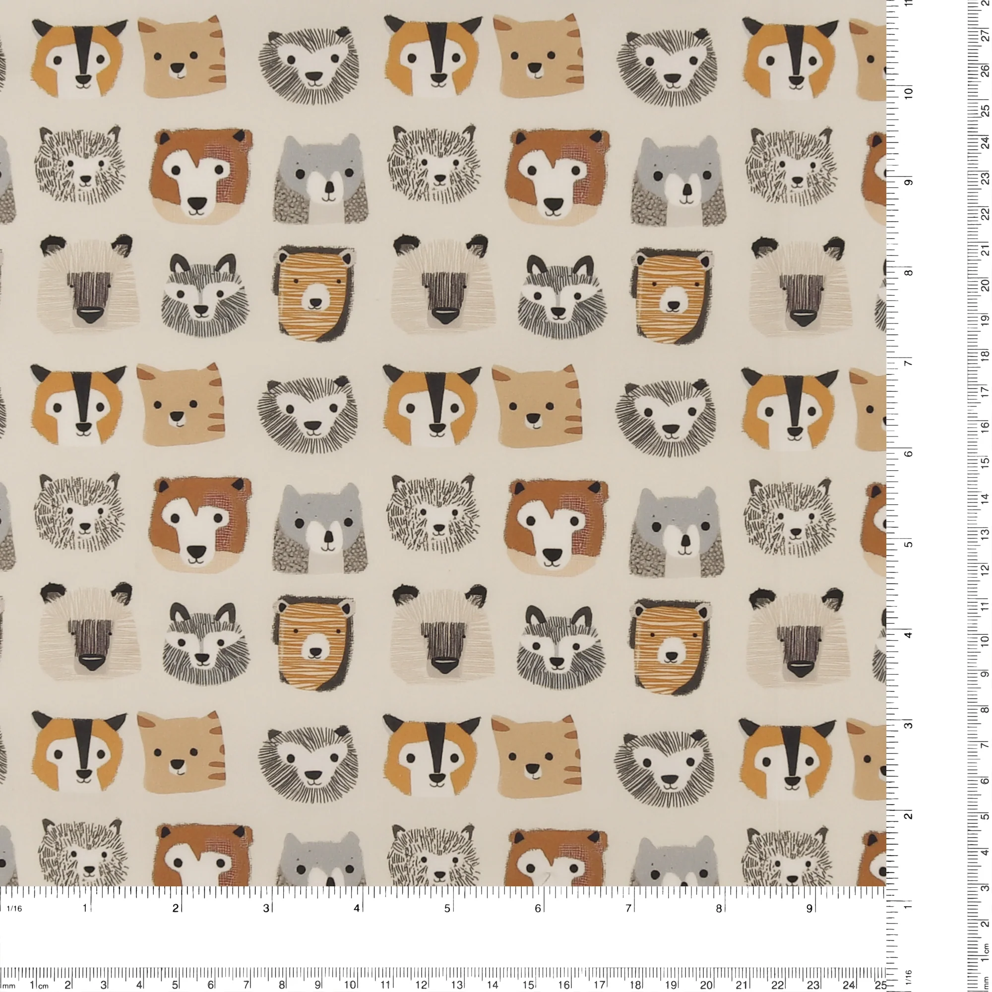 Printed Cotton - Little Ones - 015 - Ivory - Image 3