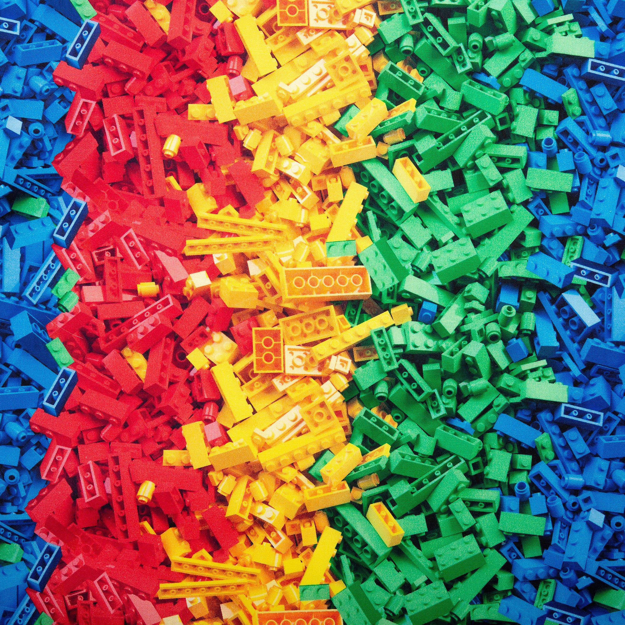 Printed Cotton - MOOK ESSENTIALS - Primary Bricks