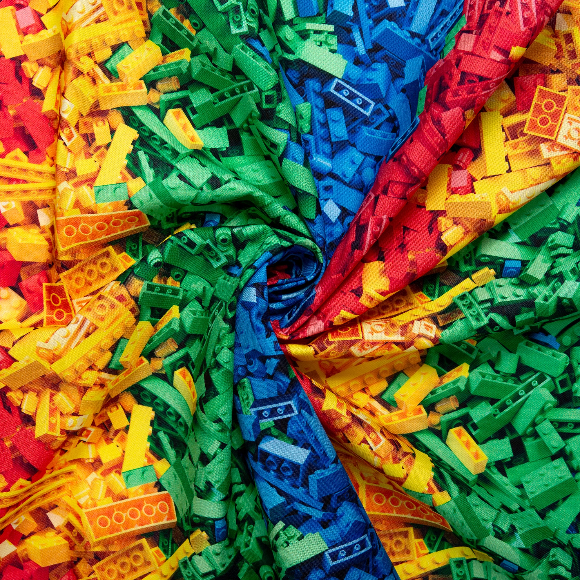 Printed Cotton - MOOK ESSENTIALS - Primary Bricks - Image 2