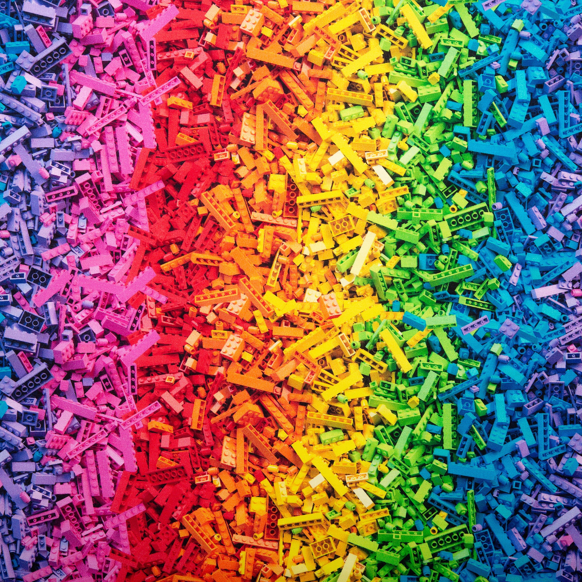 Printed Cotton - MOOK ESSENTIALS - Rainbow Blocks