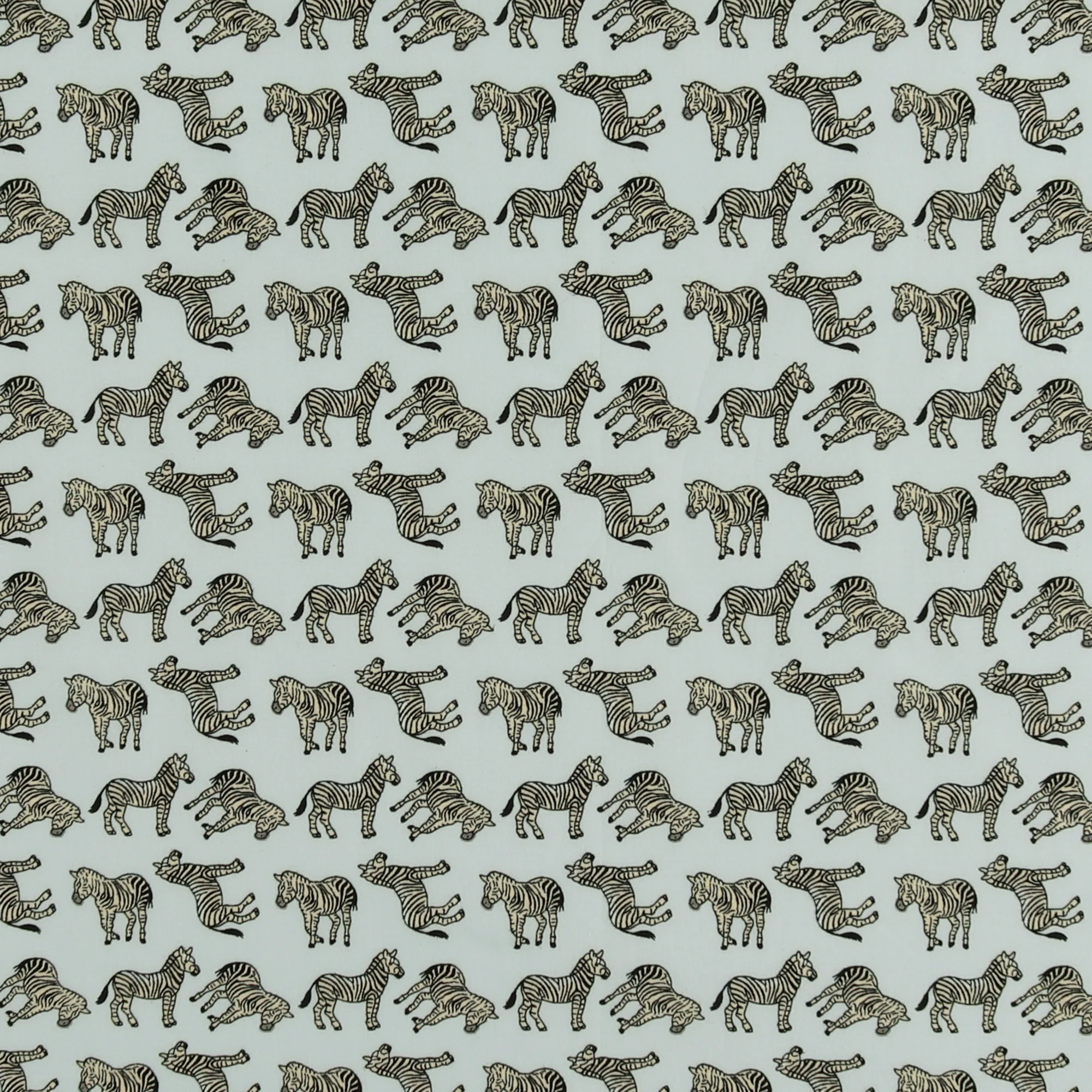 Printed Cotton Popline - WINNIE - 005 - Light Blue