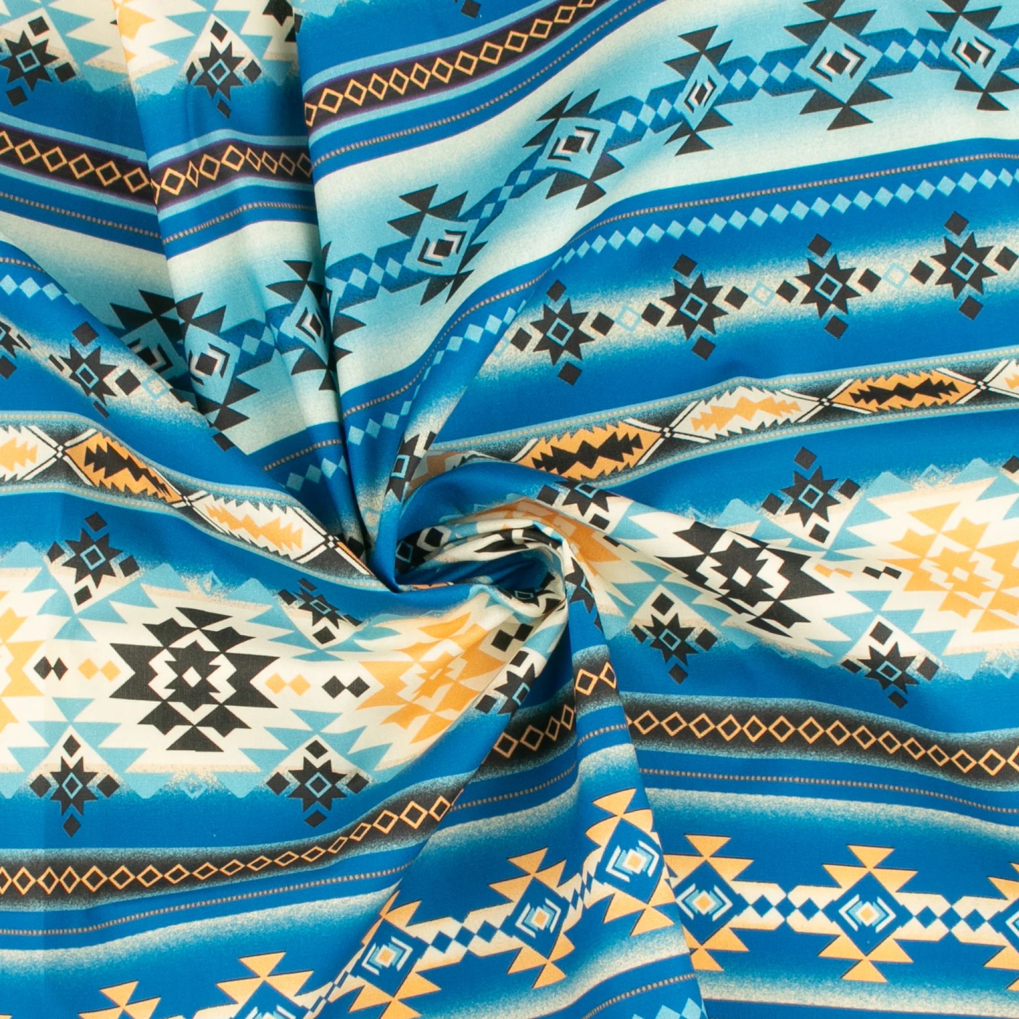 Printed Cotton - PRAIRIE CREEK - 009 - Blue - Image 2