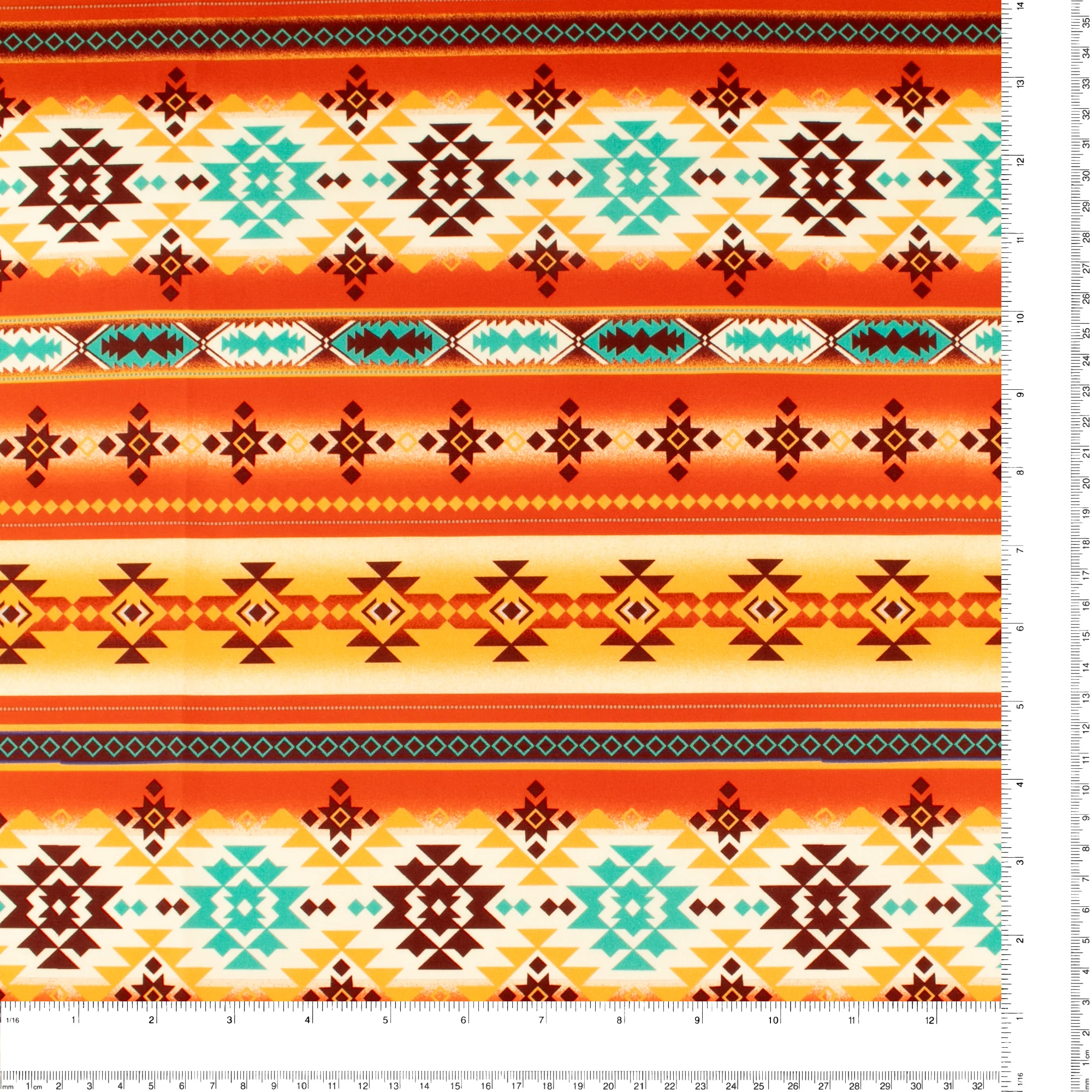 Printed Cotton - PRAIRIE CREEK - 010 - Teal - Image 3