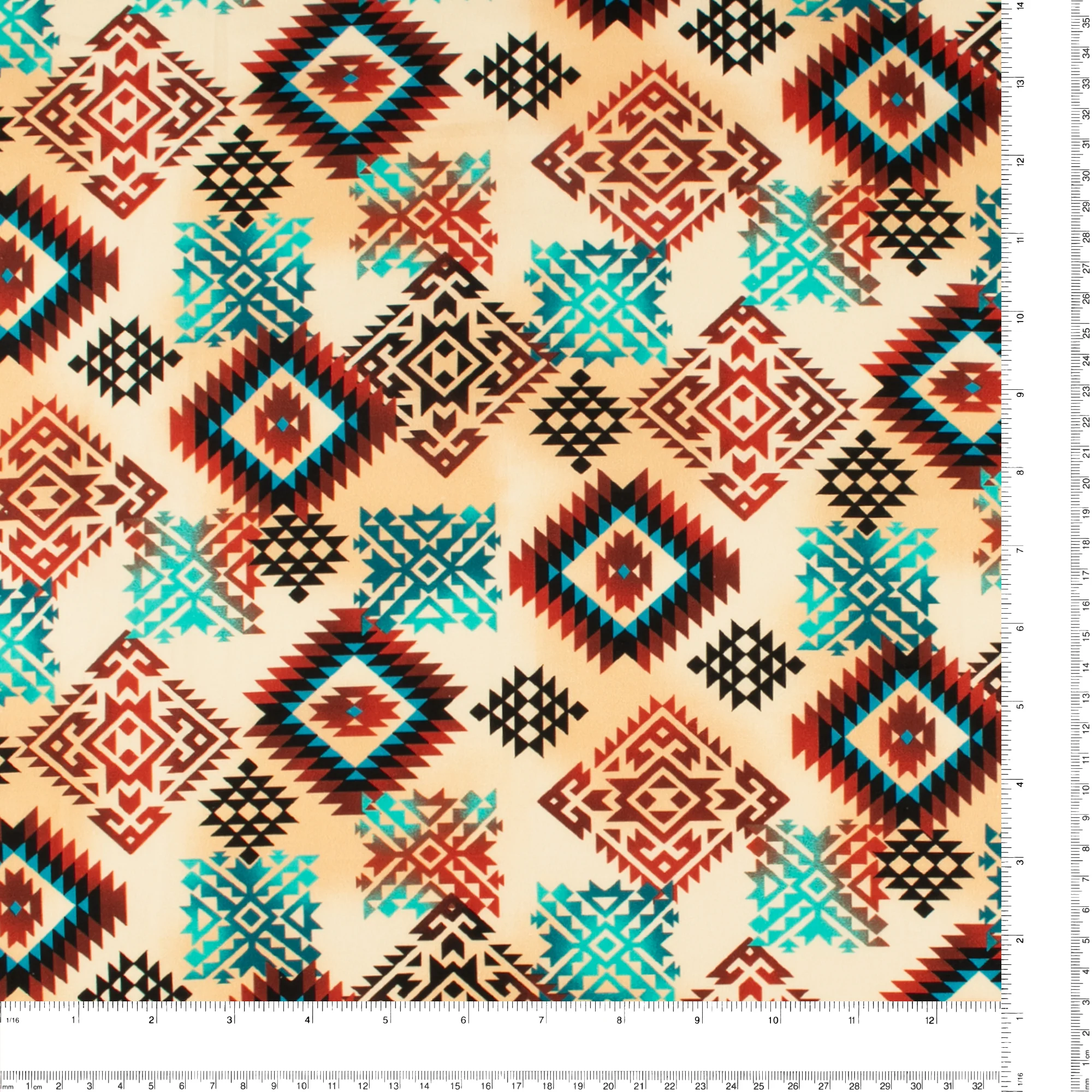 Printed Cotton - PRAIRIE CREEK - 015 - Beige - Image 3