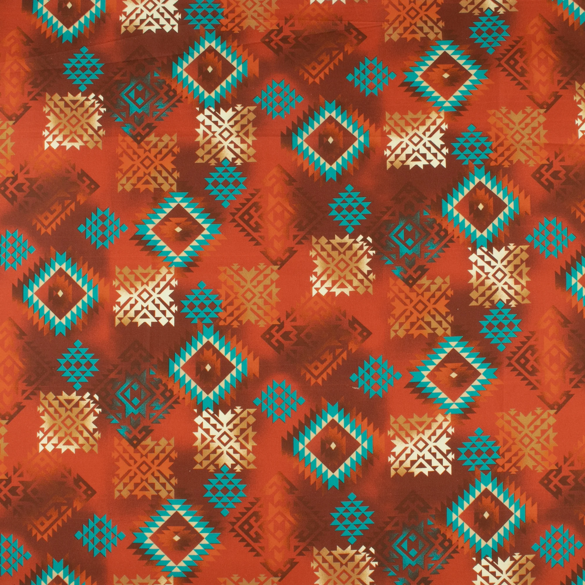 Printed Cotton - PRAIRIE CREEK - 017 - Rust